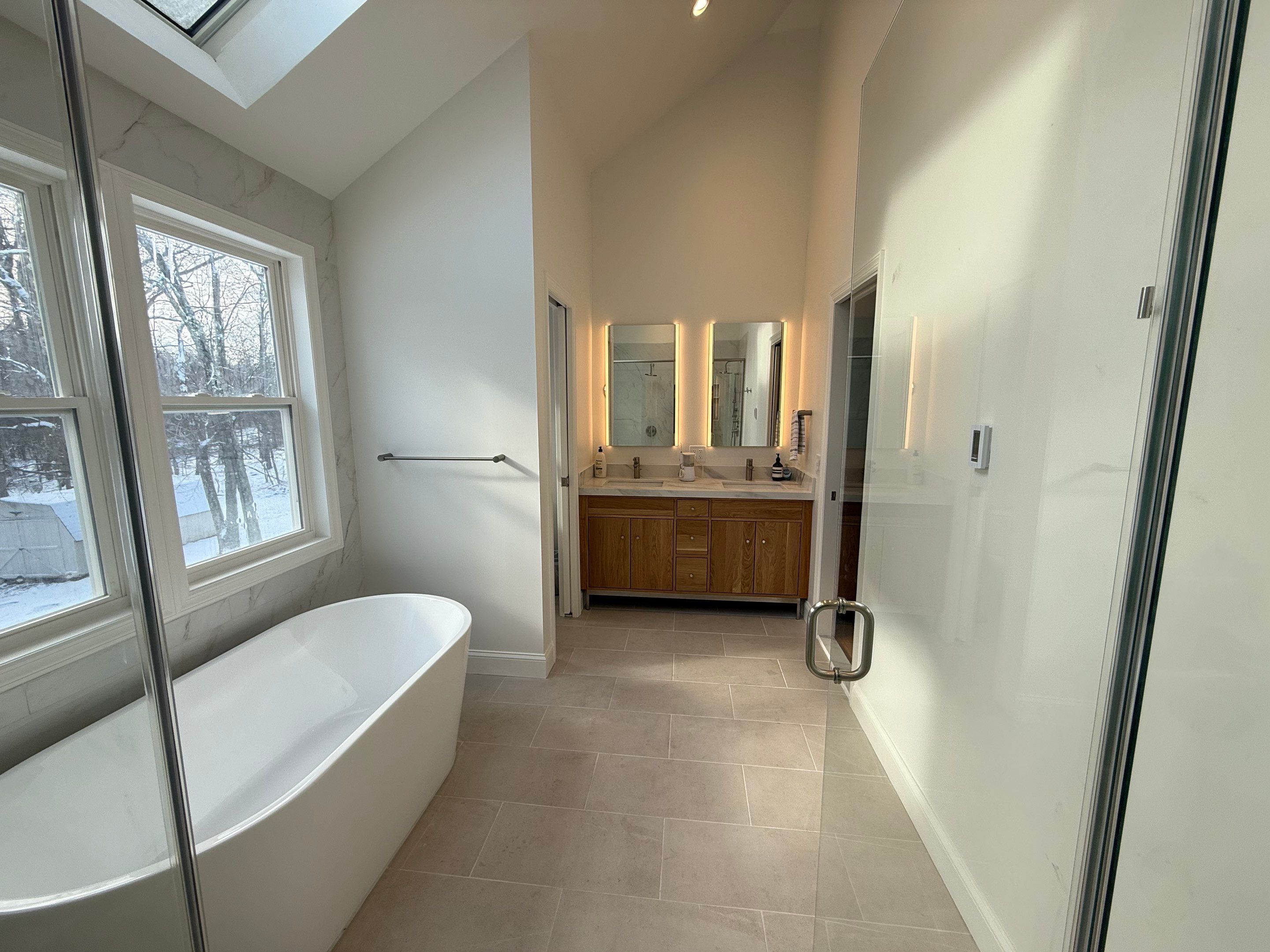 Bathroom Remodel using Tile by Home Concepts Construction