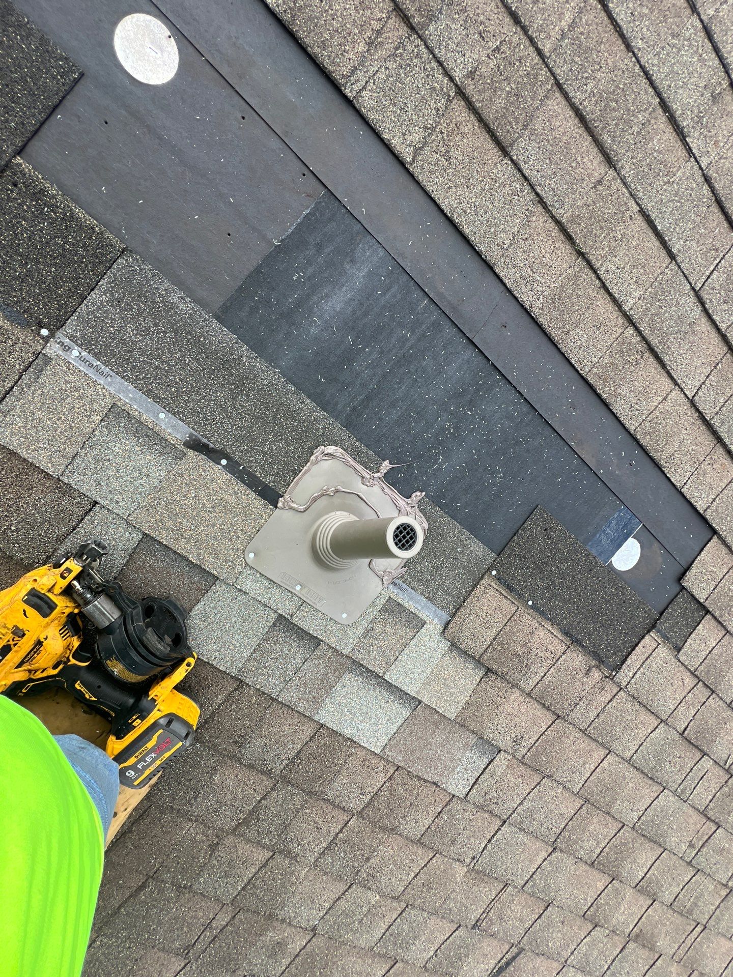 Hail Damage using Owen's Corning Duration (Lifetime) Shingles by Roof Repair Company