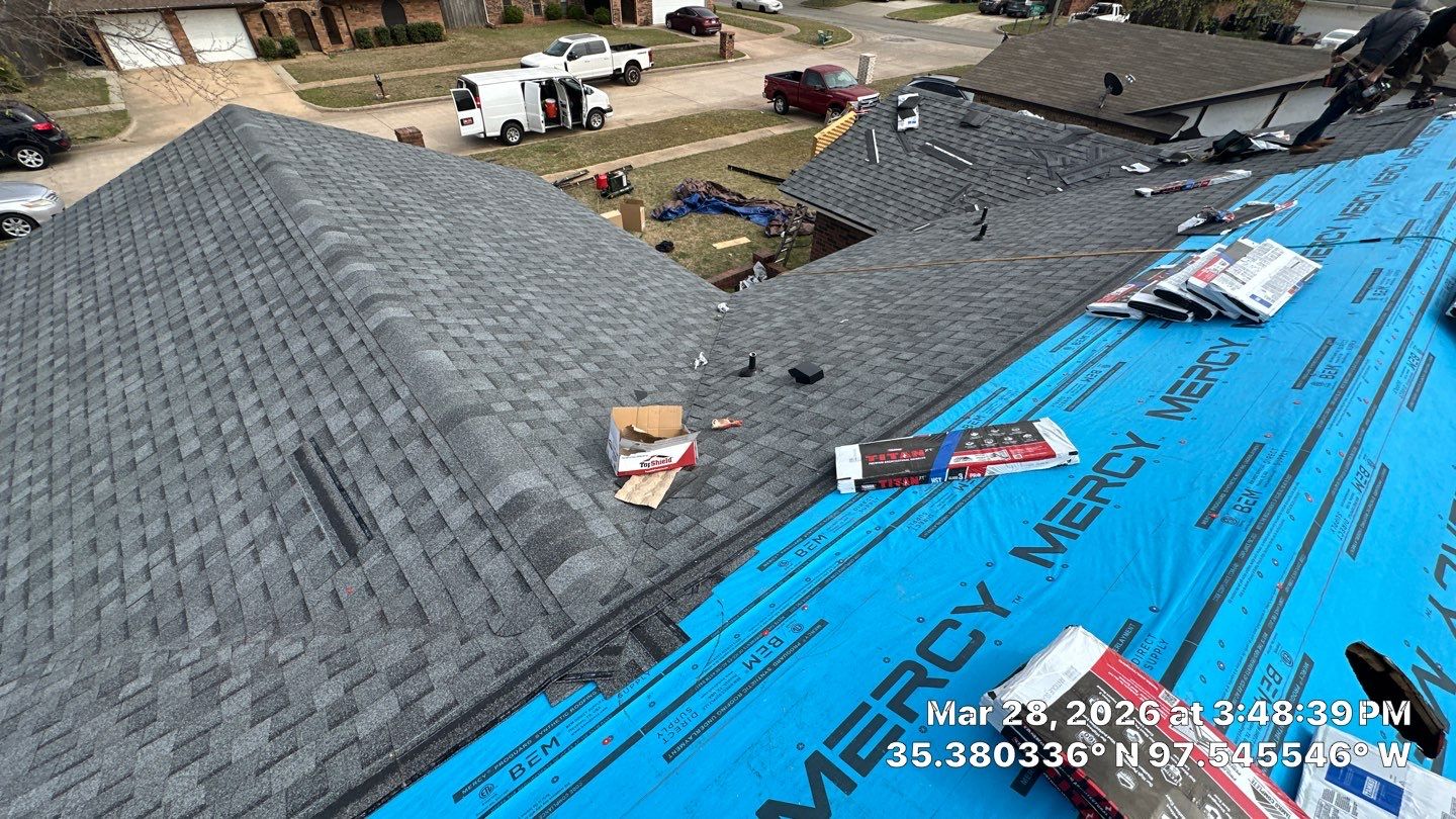 Project in Oklahoma City by Icon Roofing And Construction