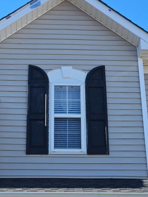 Shutter Replacement & Arched PVC Trim