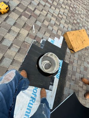 Commercial Roofing Repair using Owen's Corning Duration (Lifetime) Shingles