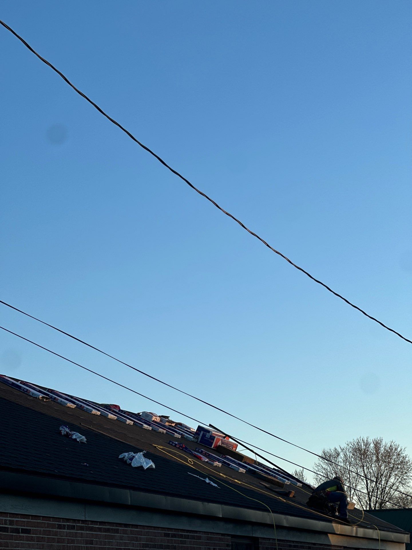 Residential Roofing Installation using GAF Timberline HDZ Charcoal by Nitro Roofing and Construction