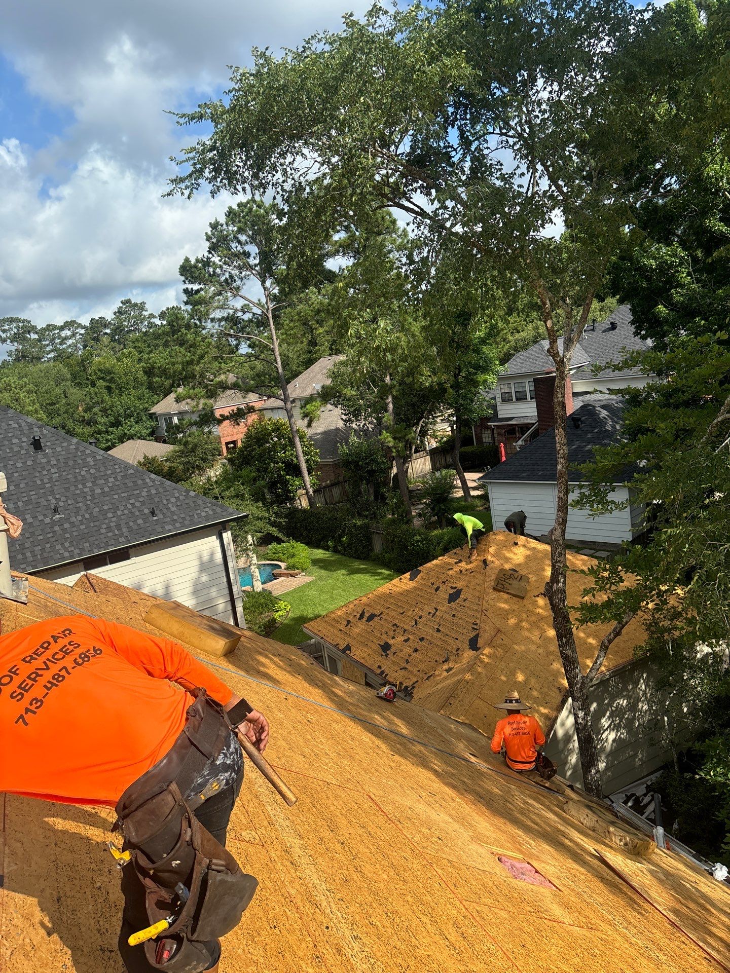 Roof Replacement Spring by Roof Repair Company
