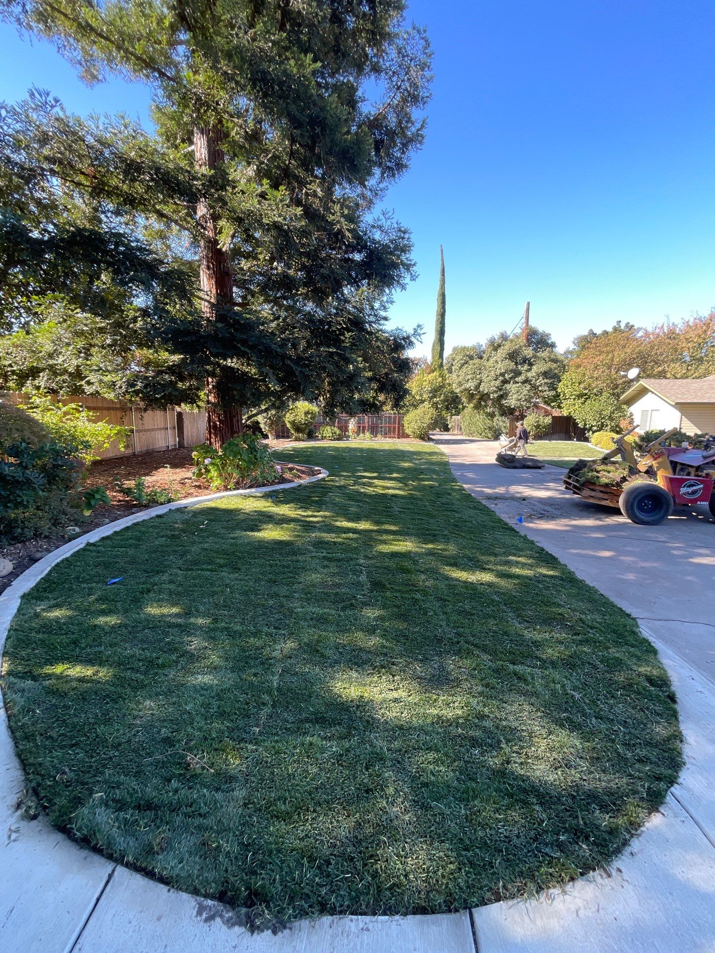 Project in Chico by A - G Sod Farms