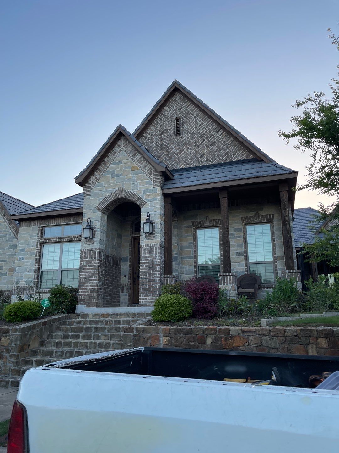 Roof Replacement using Davinci Bell Slate Shingles by Elite Roofing LLC