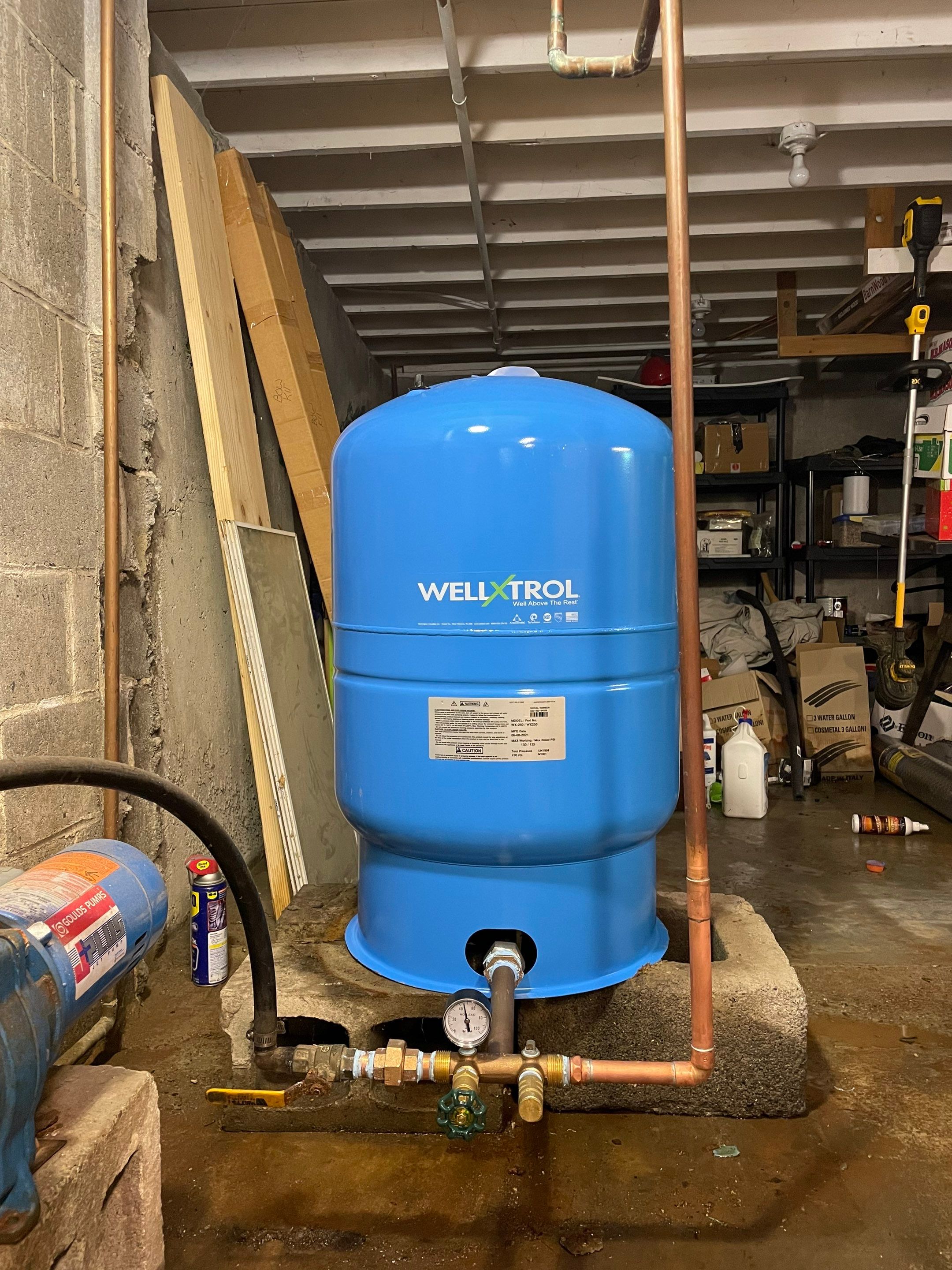 Well Tank Replacement by Stake Plumbing and Heating
