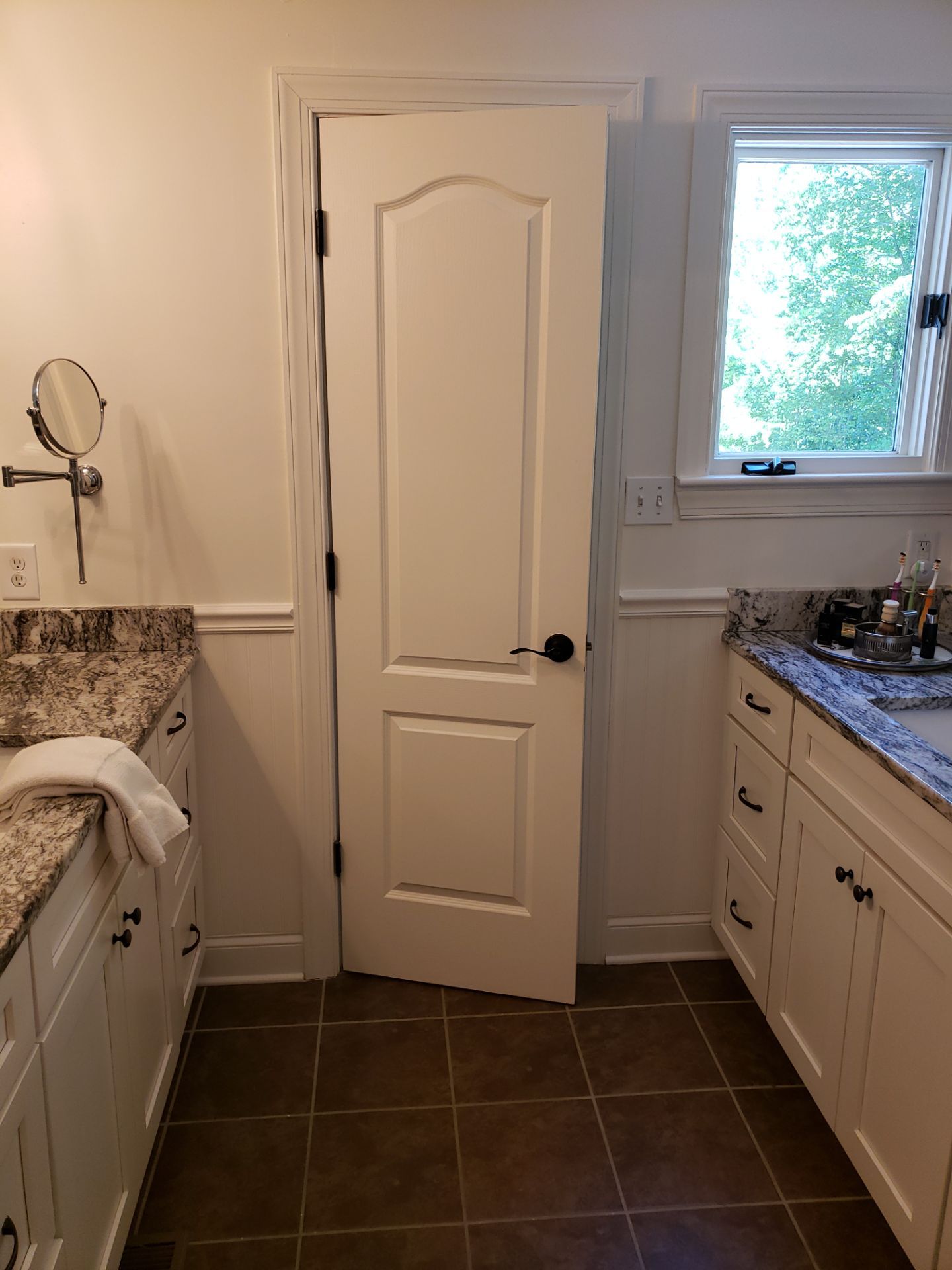  Swipe to See the Before & After! Beadboard & Chair Rail Edition! by A Step Above Handy LLC 
