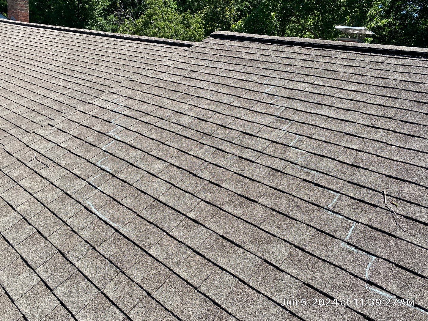 Hail inspection in Bartlesville by Decor Roofing & Restoration
