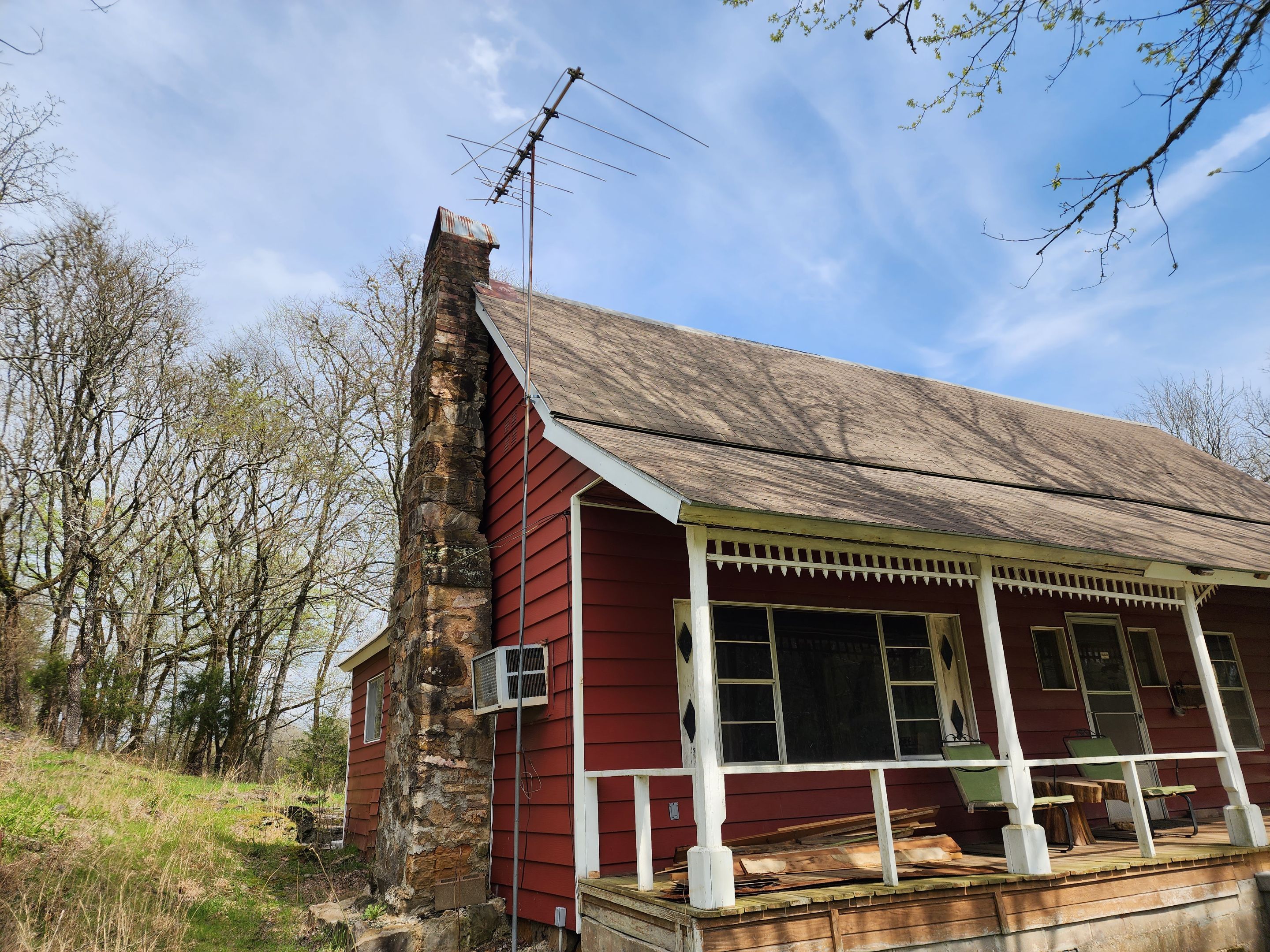 Residential Roofing Installation using 26 Gauge Colored Panels by Hostetler Roofing
