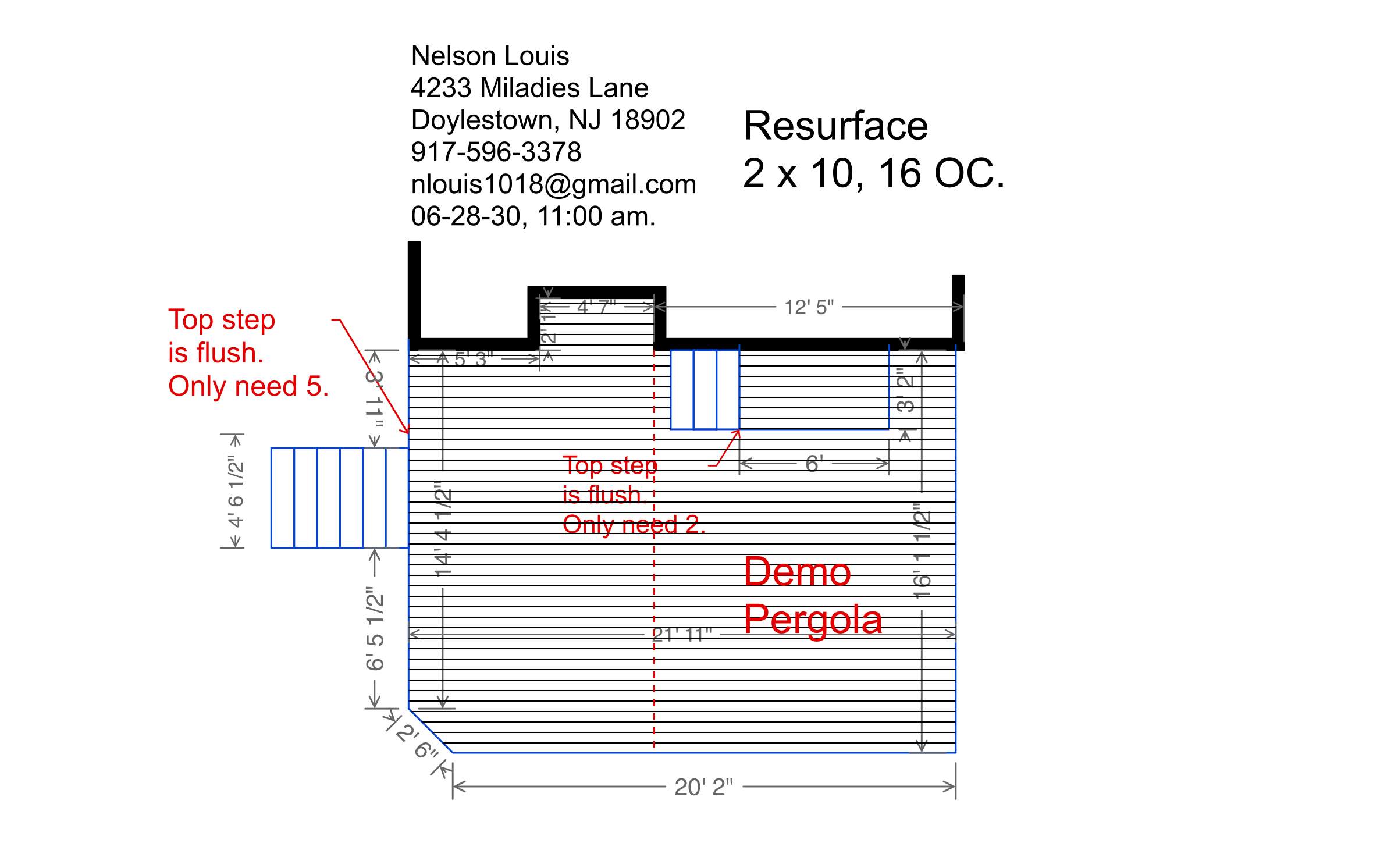 Deck Resurface using Deckorators Vista - Color Driftwood by deck guardian