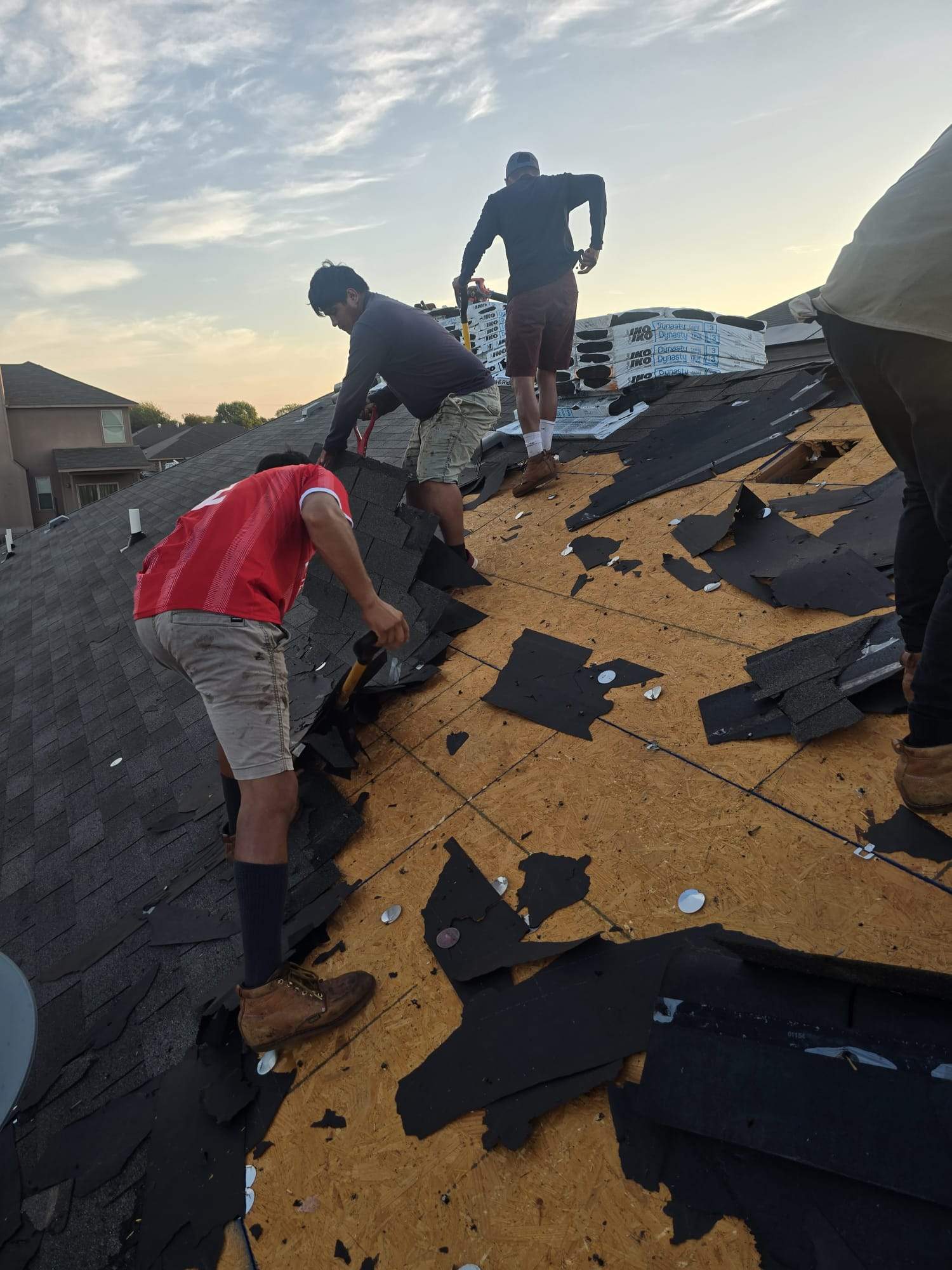 Complete Residential Roof Replacement and Decking Repair in Killeen by Caliber Restoration LLC
