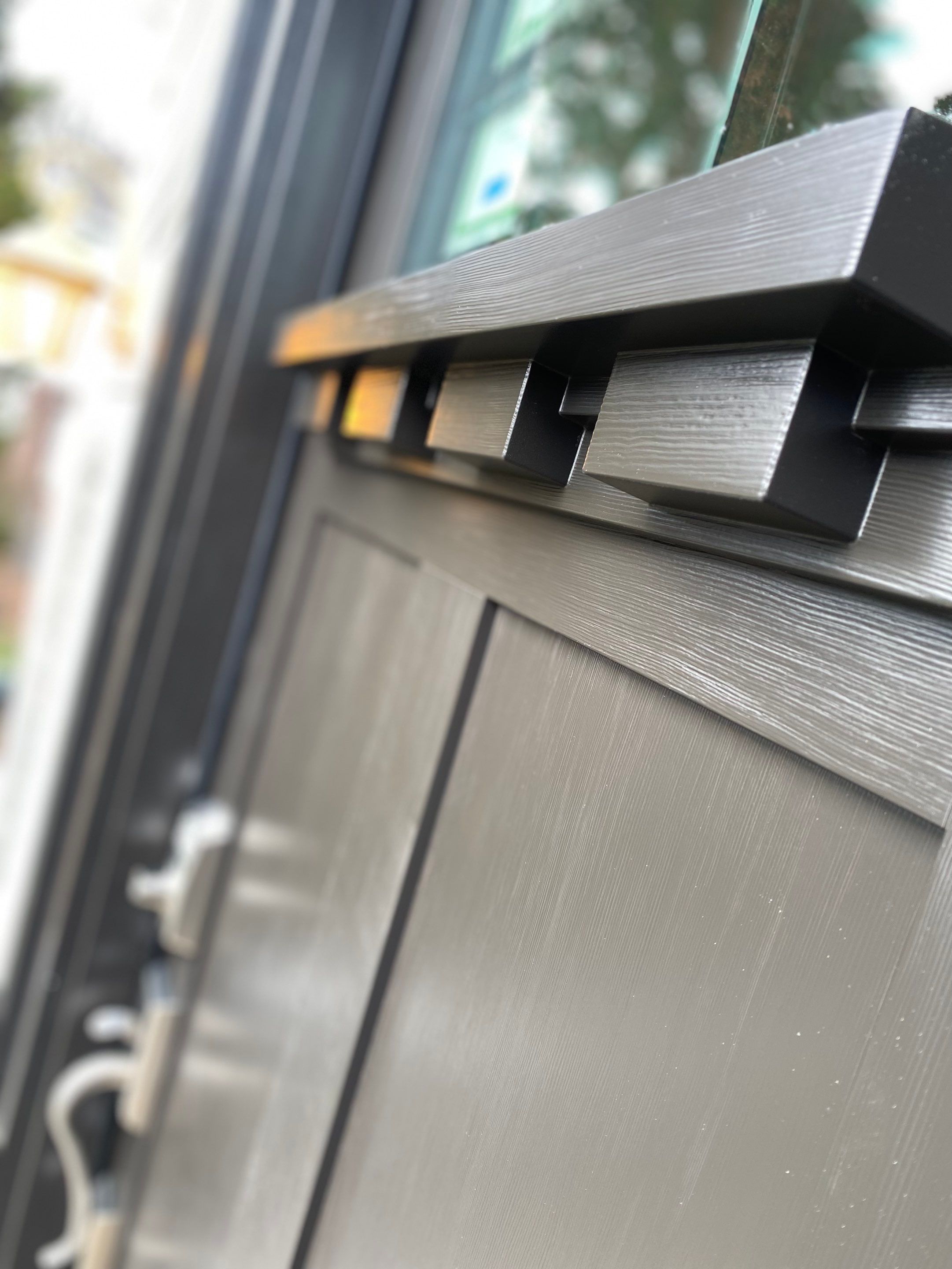 "🚪✨ Out with the old, in with the bold! Esh Builders just upgraded another customer's home to a custom Signet Entry Door by Provia MFG, blending style and durability right at your doorstep. #NewBeginnings #EshBuilders #HomeSweetHome 🏡💖" by Esh Builders