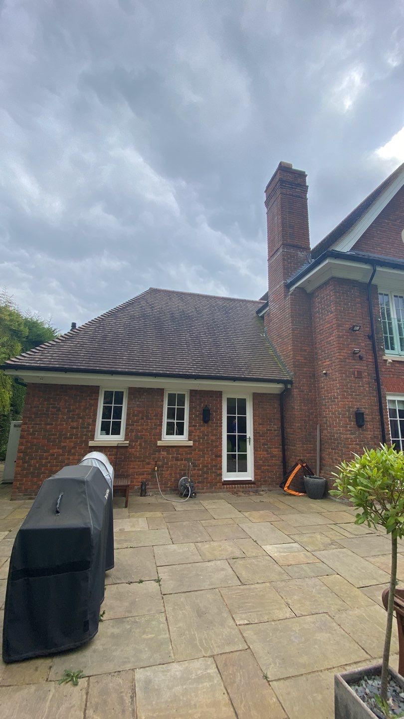 Roof Clean using Honda 15lpm Low Pressure Washing Machine by Ges Exterior Cleaning ltd