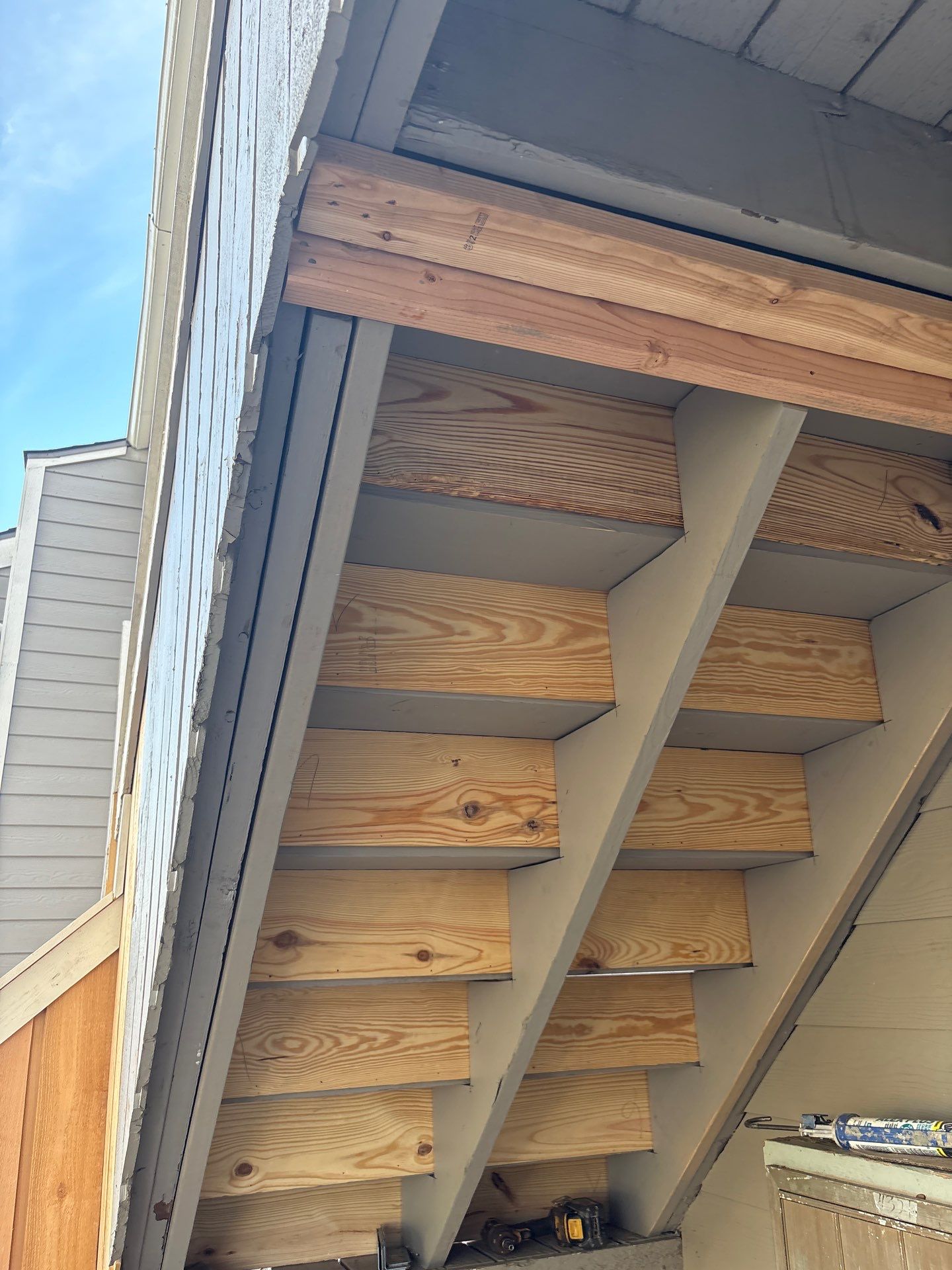 Stair Restoration Project in Tulsa by Decor Roofing & Restoration