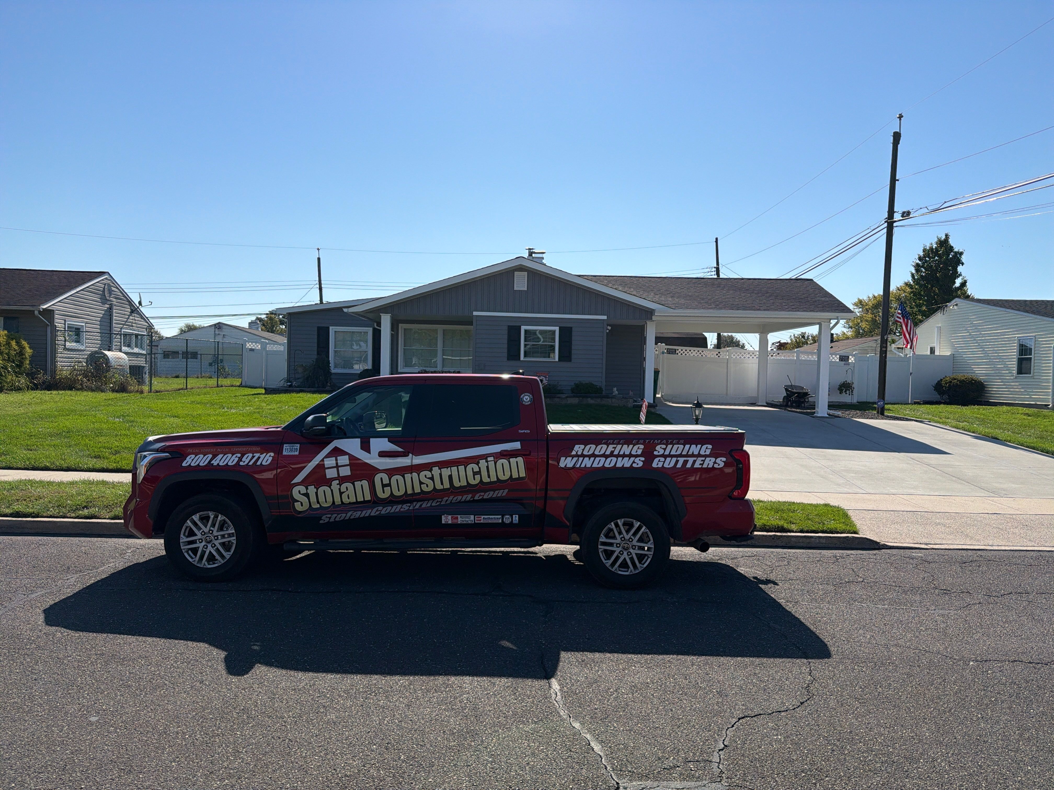 Full Exterior Renovation with New Siding and Roofing in Levittown by Stofan Construction LLC