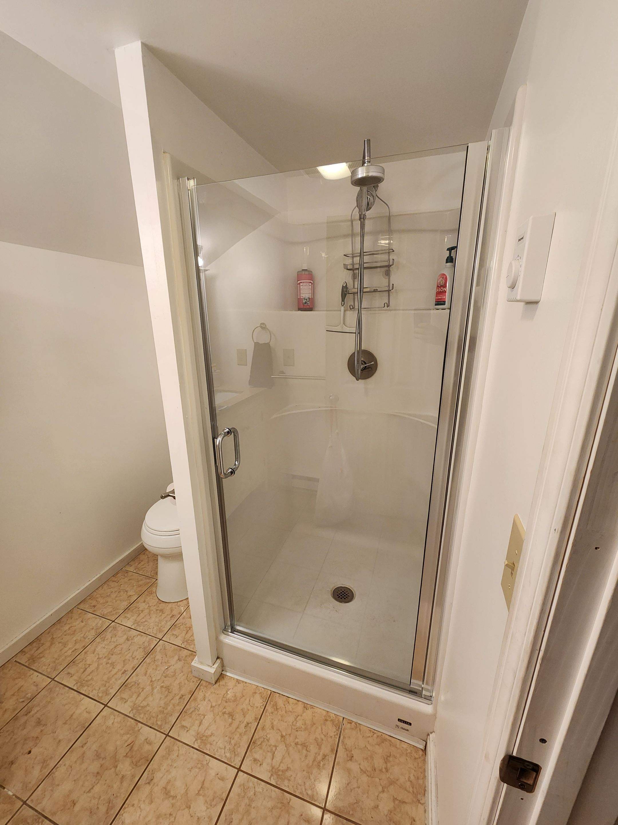 Frameless Showers and Custom Bathroom Mirror by Cheshire Glass Company