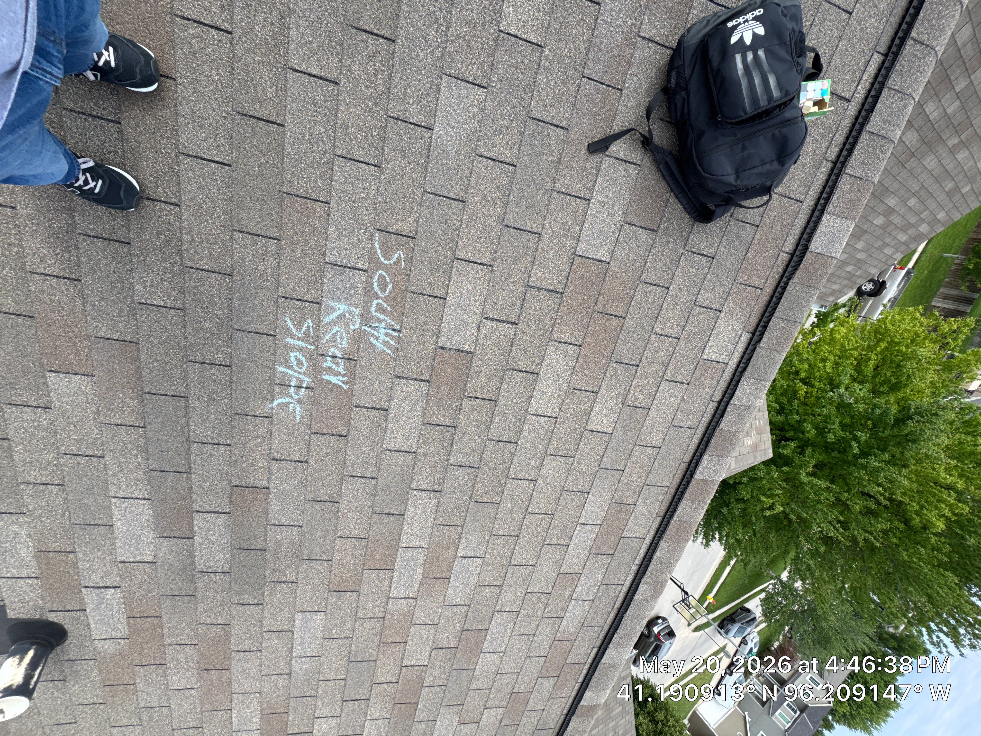 Storm Damage Restoration for Residential Asphalt Shingle Roof in Omaha by Crows Roofing LLC