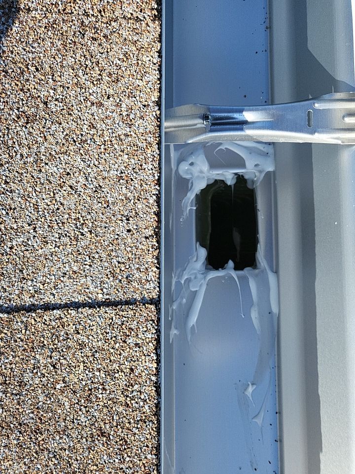 Gutter Installation using K-Style Seamless Gutters by Gutter Professors