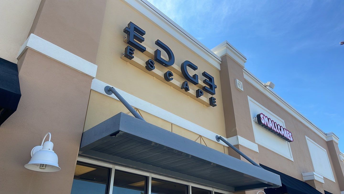 Channel Letter for Edge Escape by SignCrafters