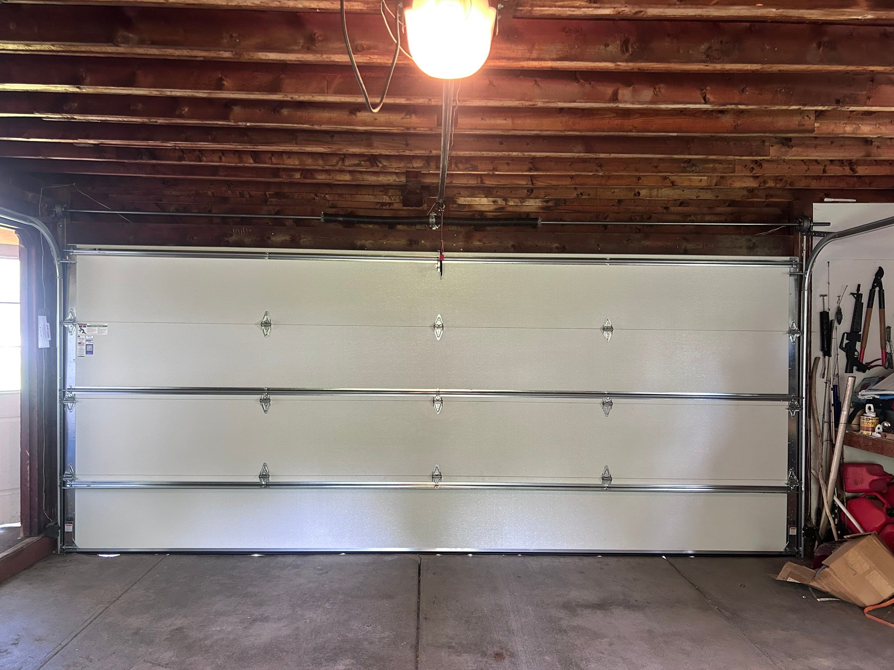Door Installation using Raynor Encore Garage Door by Keene Door
