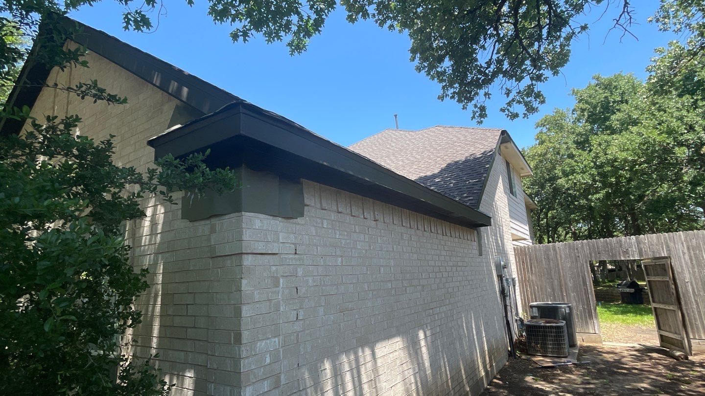 Full Exterior Remodel (Roofing, painting, Gutters) & Interior Damage Repair & Painting by First United Roofing & Construction