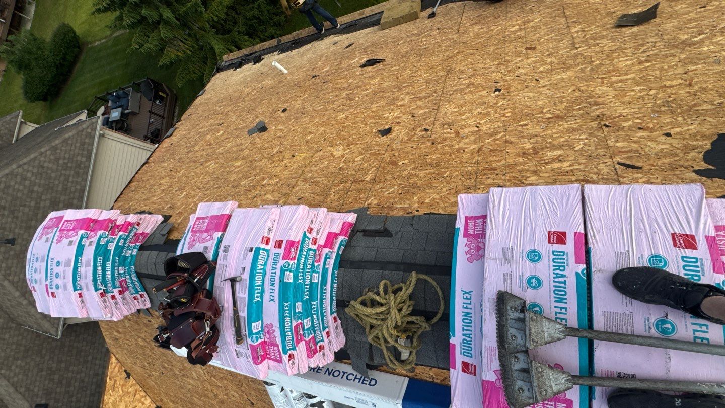 Roof Replacement using Owens Corning Onyx Black by 180 Contractors