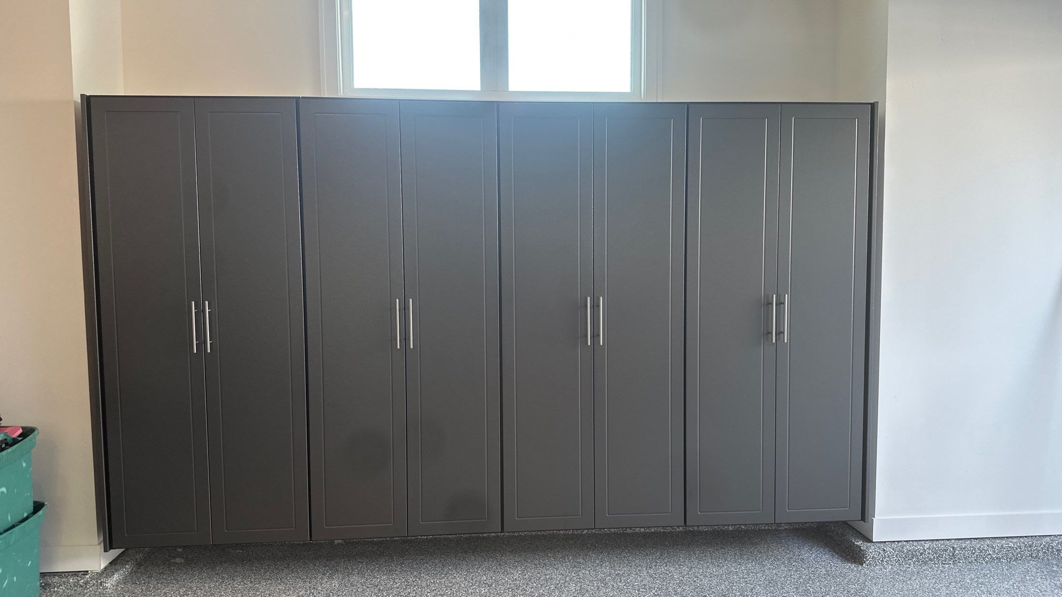 John B upgraded his garage with cabinets and Banner Garage Floor by Banner Garage