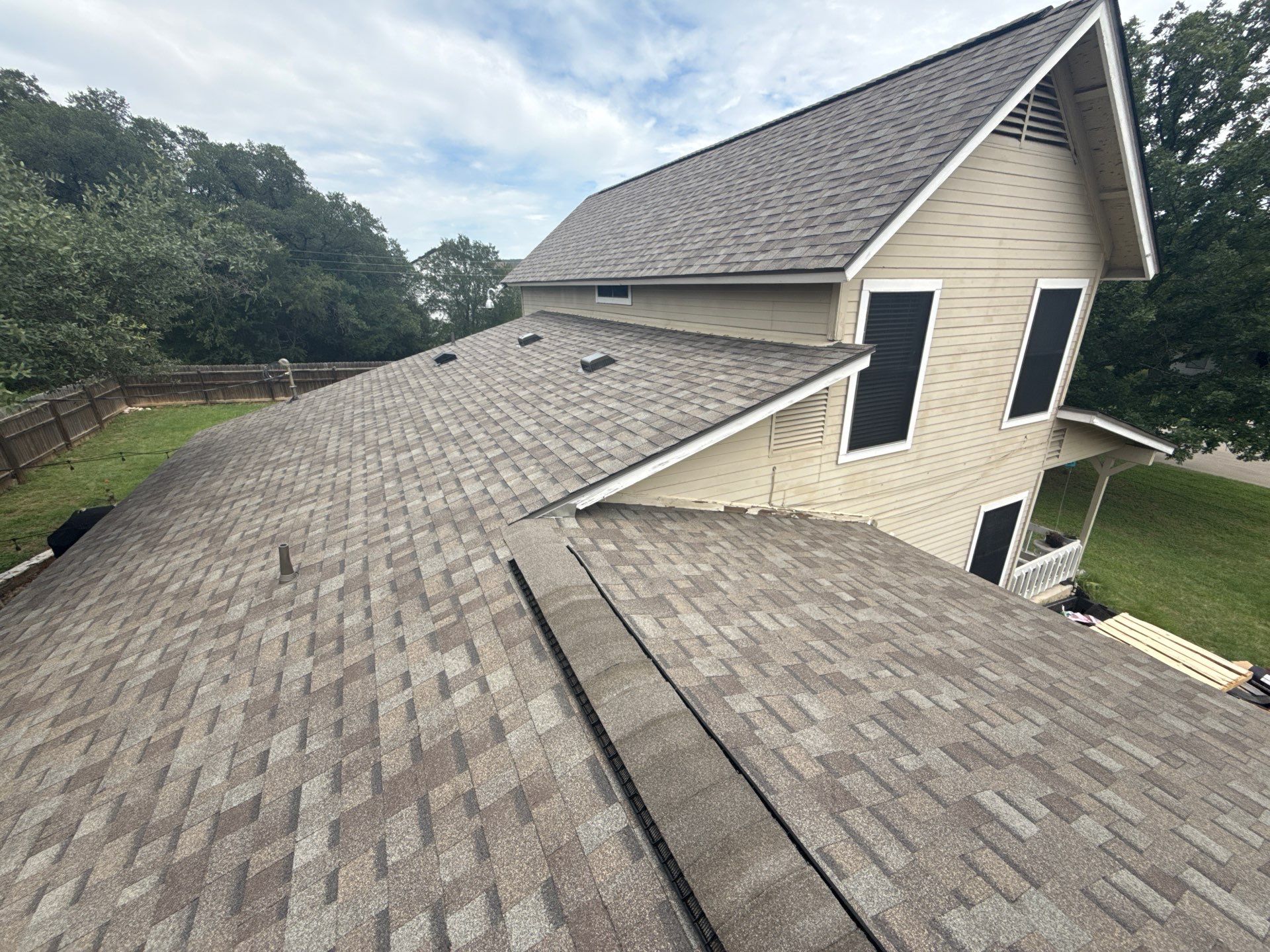 Project in Jonestown by Duque Roofing & Construction