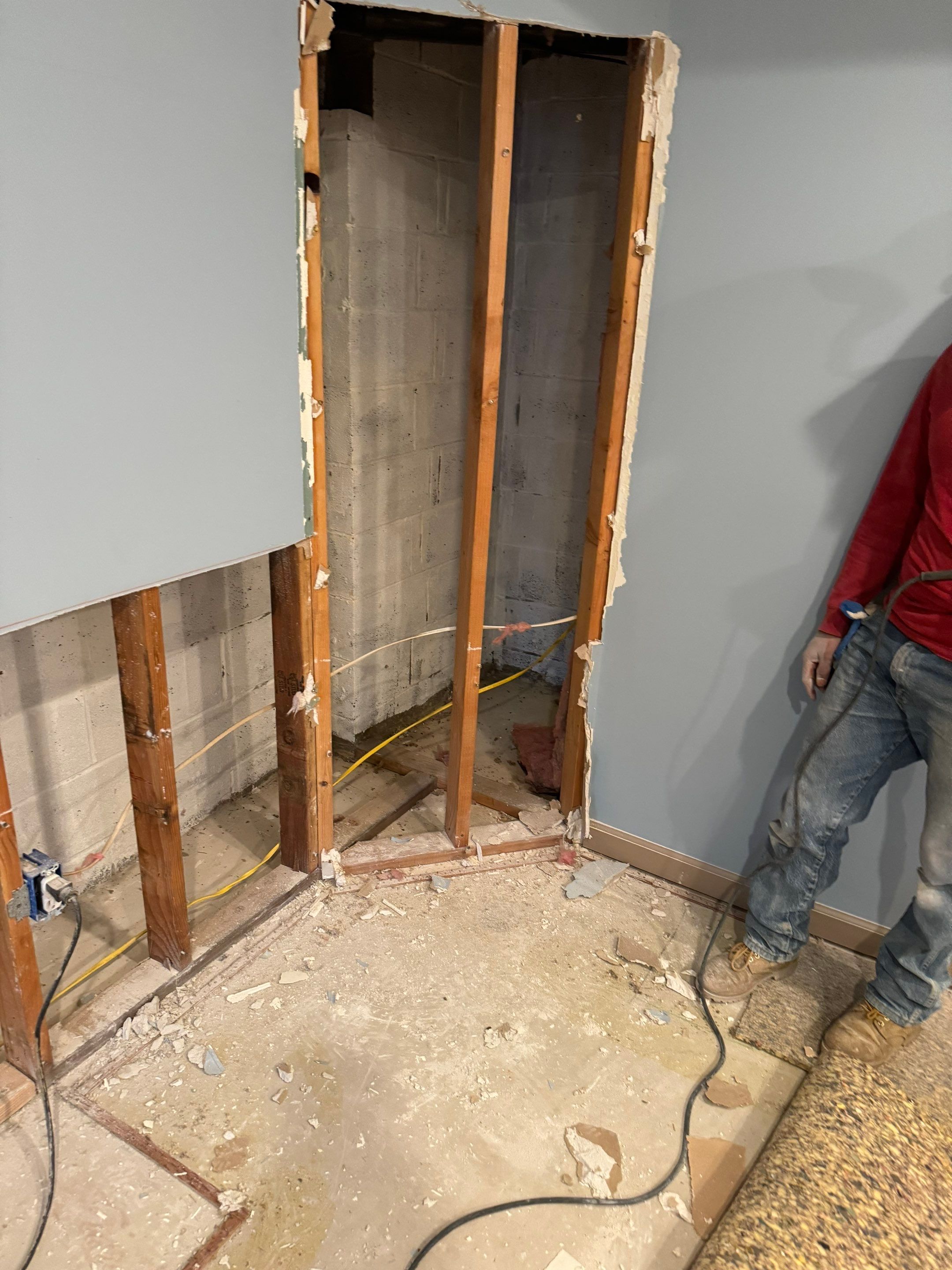 Interior French Drain With Radon Seal & Mold Remediation in Wall Township by Pure Service Pro, LLC 