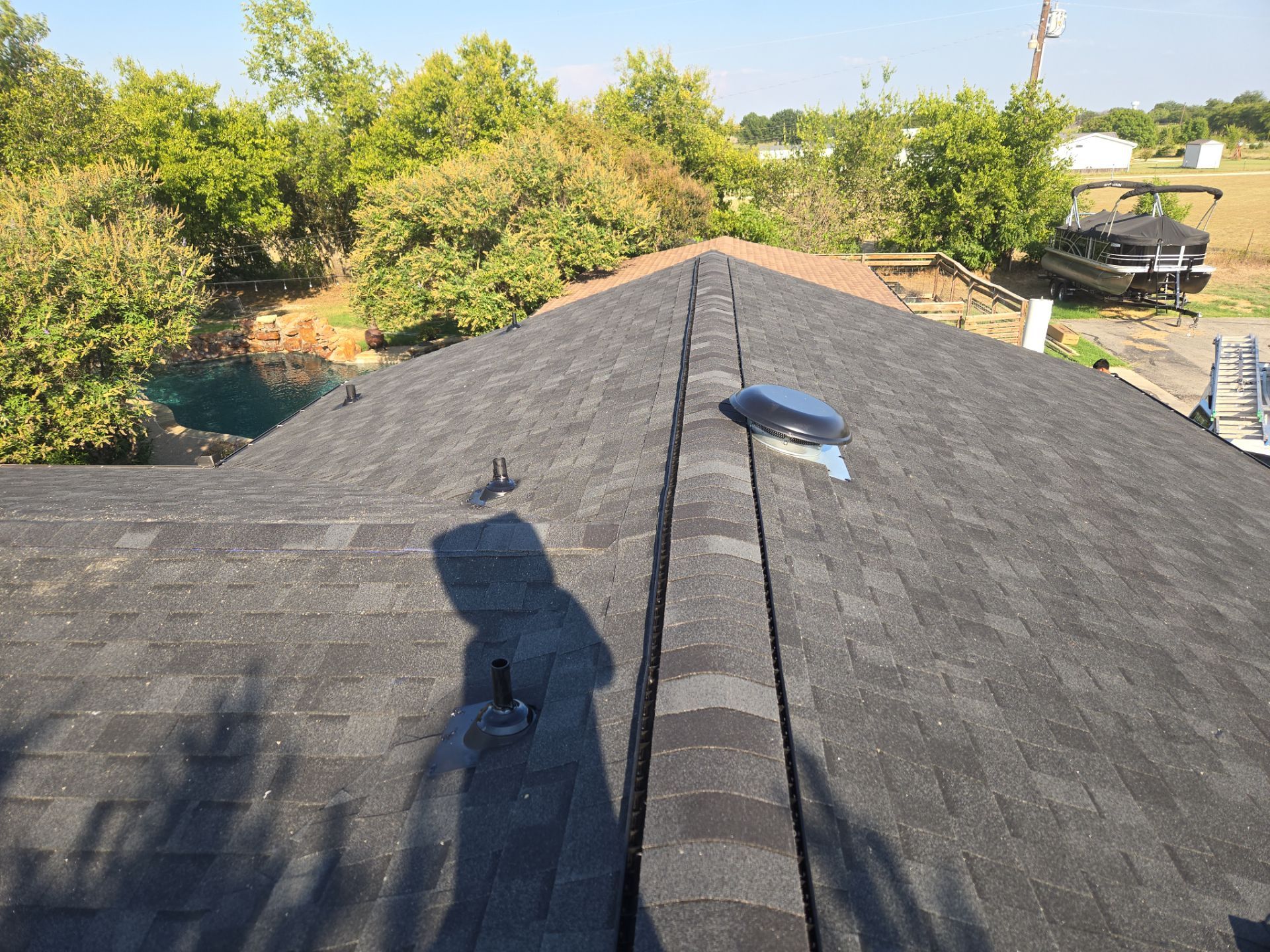 Project in Justin by Lonestar Roofing and Restoration LLC.