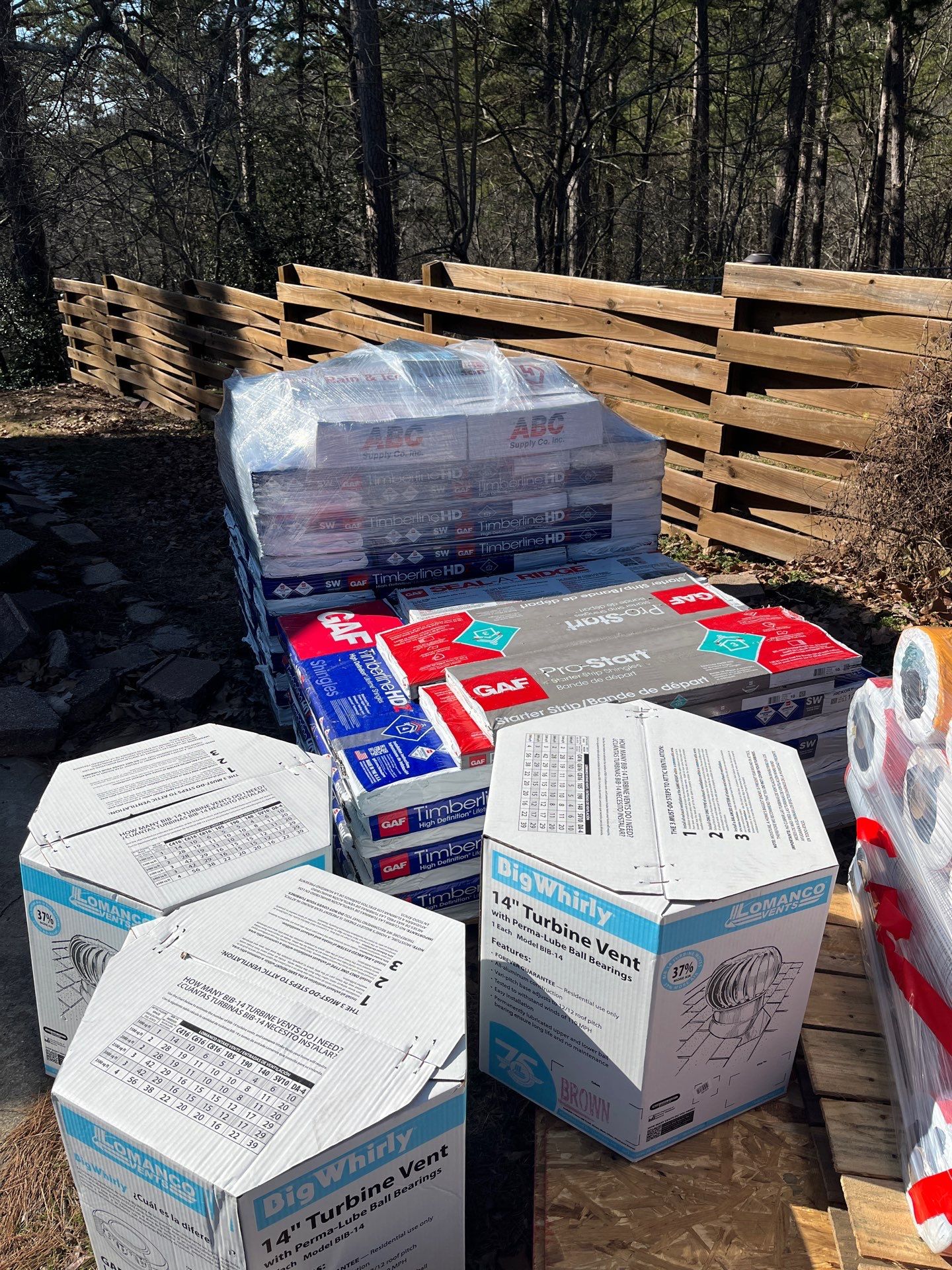 Residential Roof Replacement With GAF Architectural Shingles in Hot Springs by Temple Roofing and Exteriors