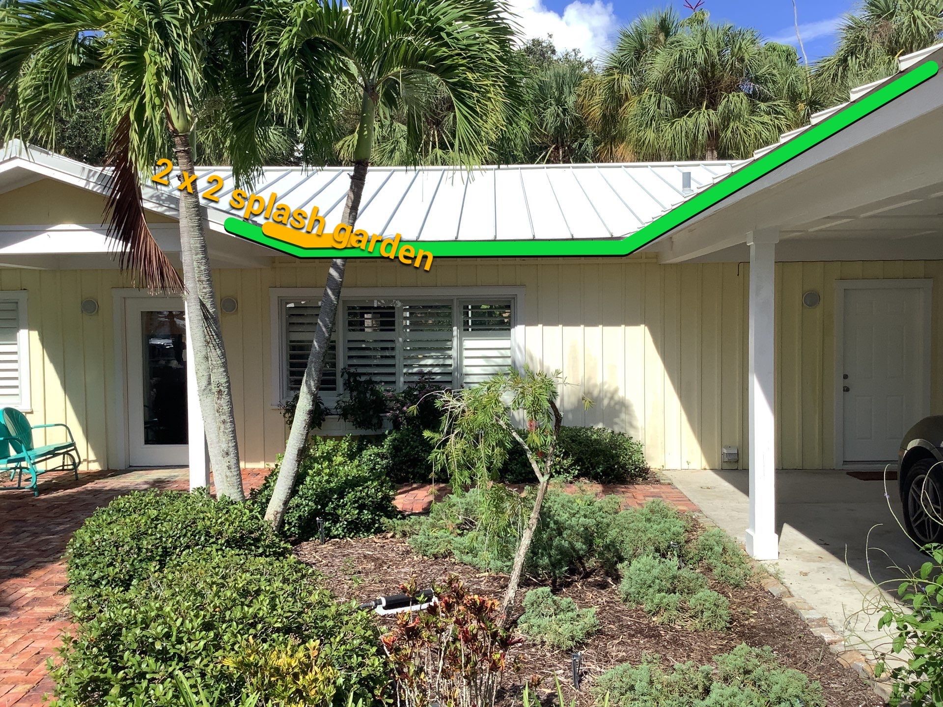 Splash Guard Gutters Installed in Siesta Key FL by Gutter Professors