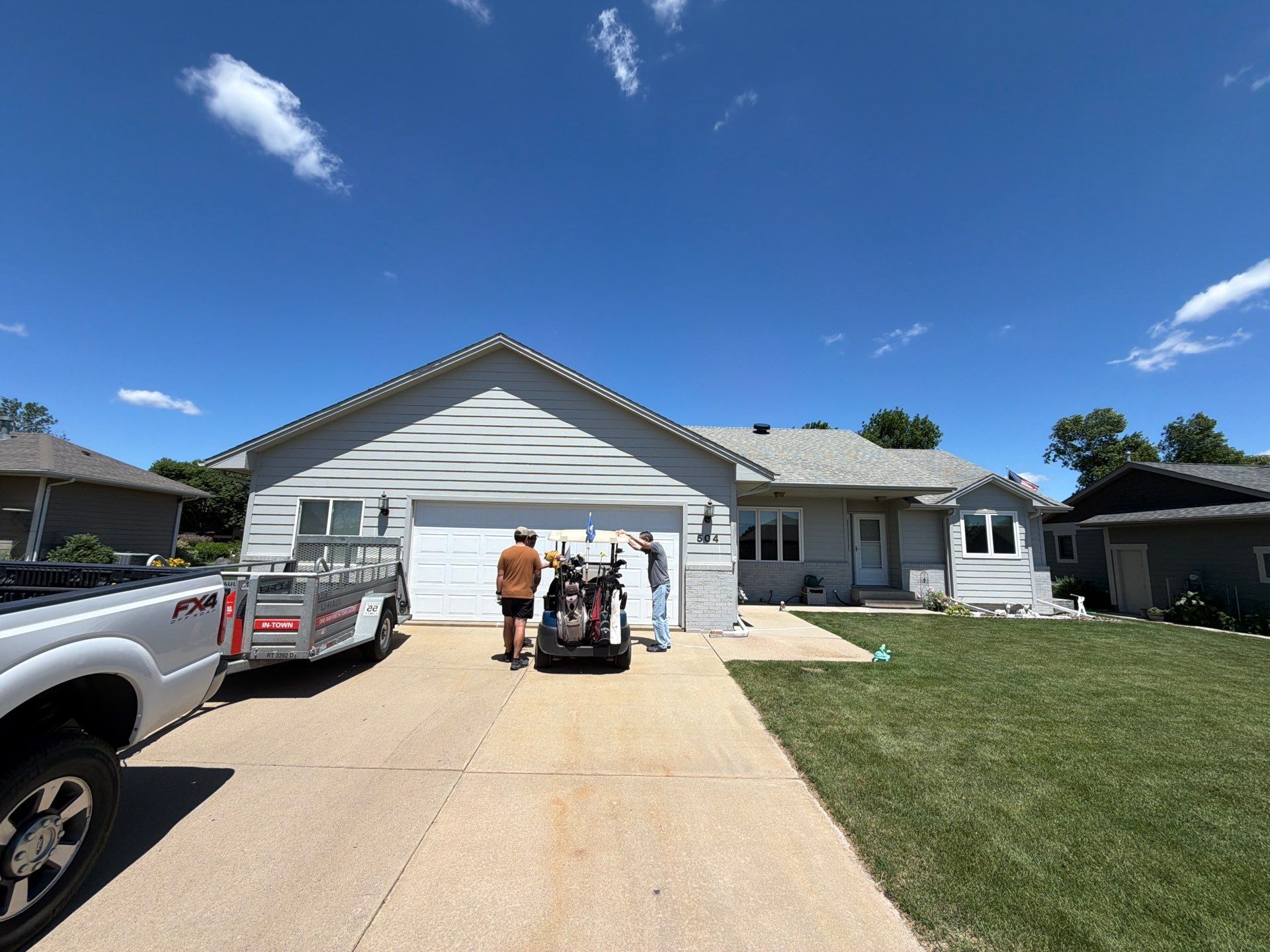 Full Exterior Painting and Siding Refresh in Hartford by Select Painting, Coatings & Garage Cabinets