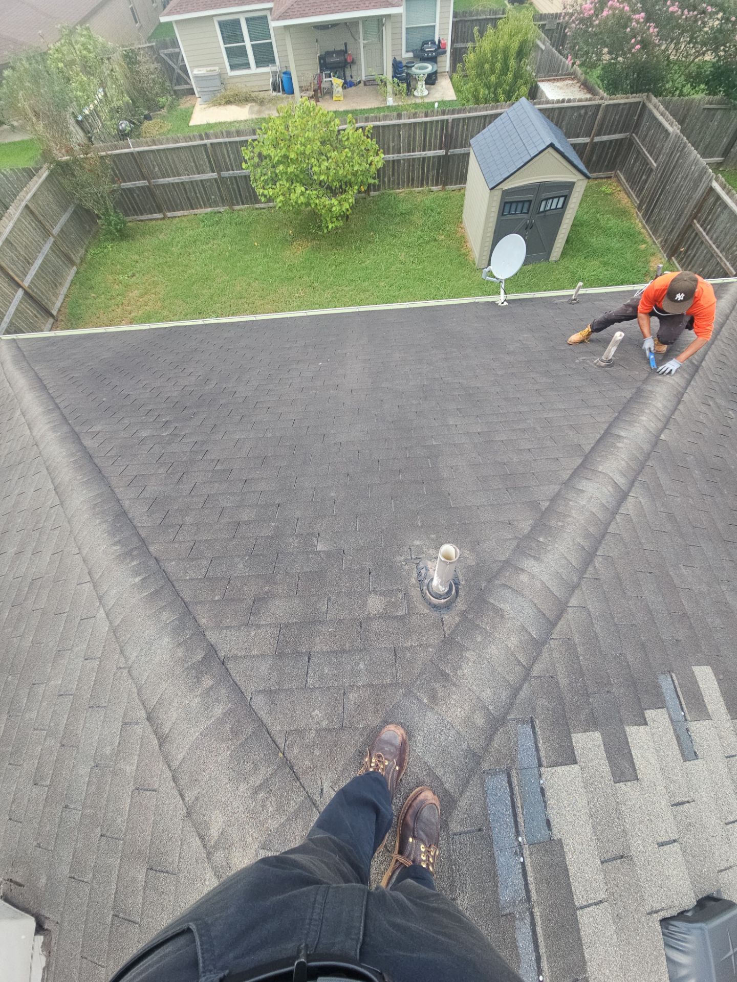 Residential Roofing Repair using Owen's Corning Duration (Lifetime) Shingles by Roof Repair Company
