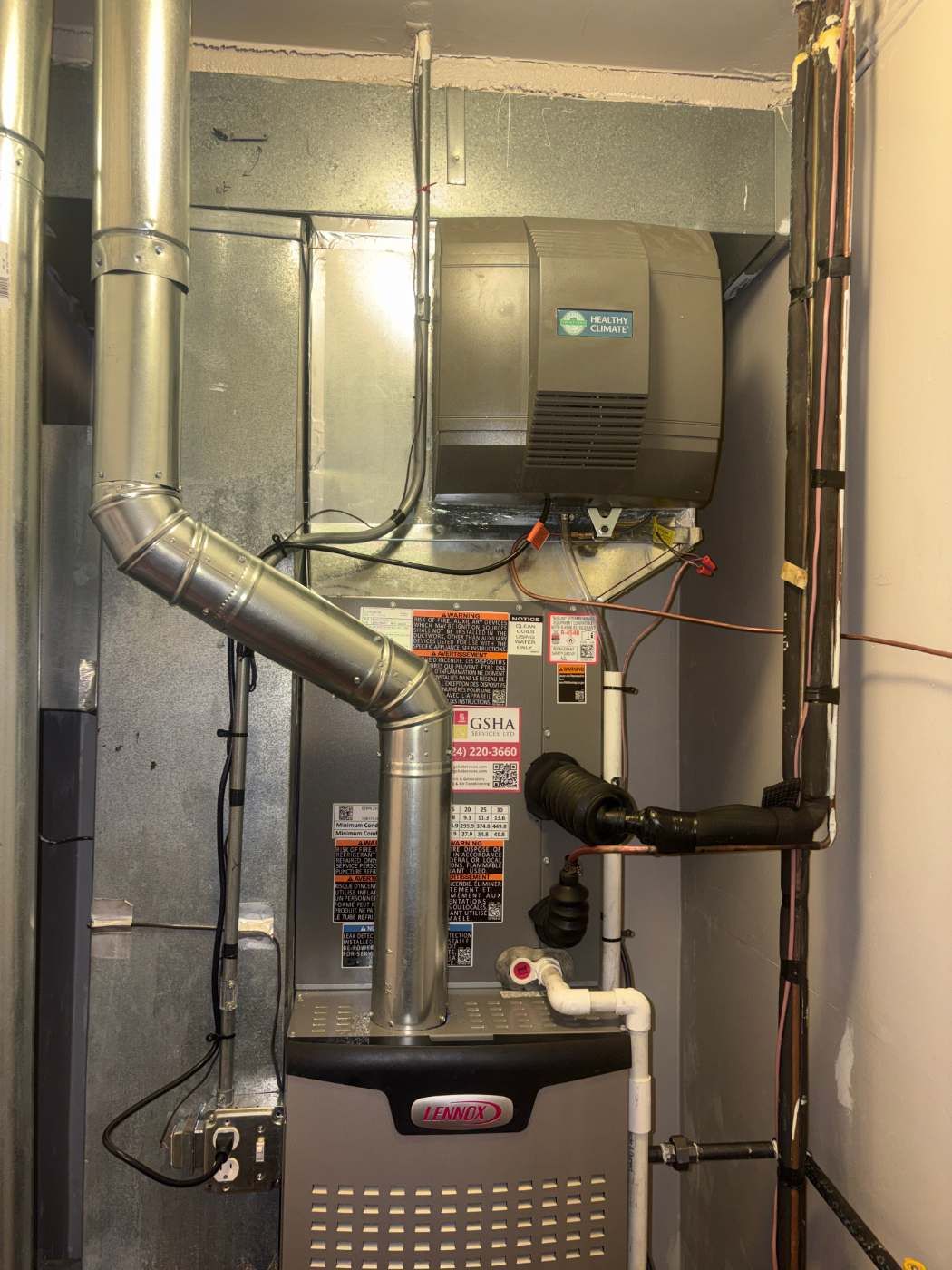 Lennox SL280V Furnace & EL21KLV Heat Pump Installation with Aeroseal & Duct Cleaning – Chicago, IL | GSHA Services, LTD by GSHA Services LTD