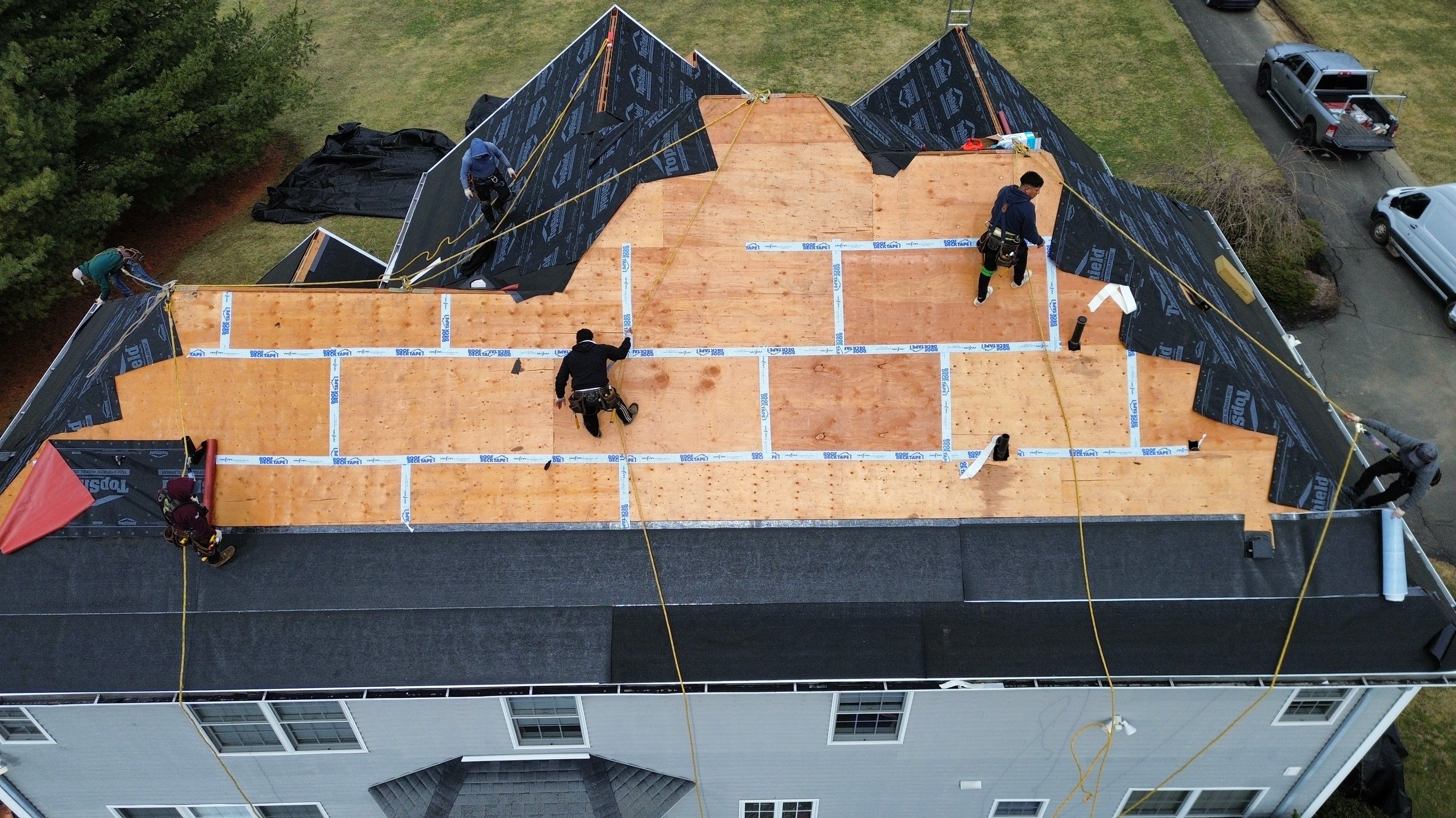 Federowicz Roof Completion by Royal Restoration CT 