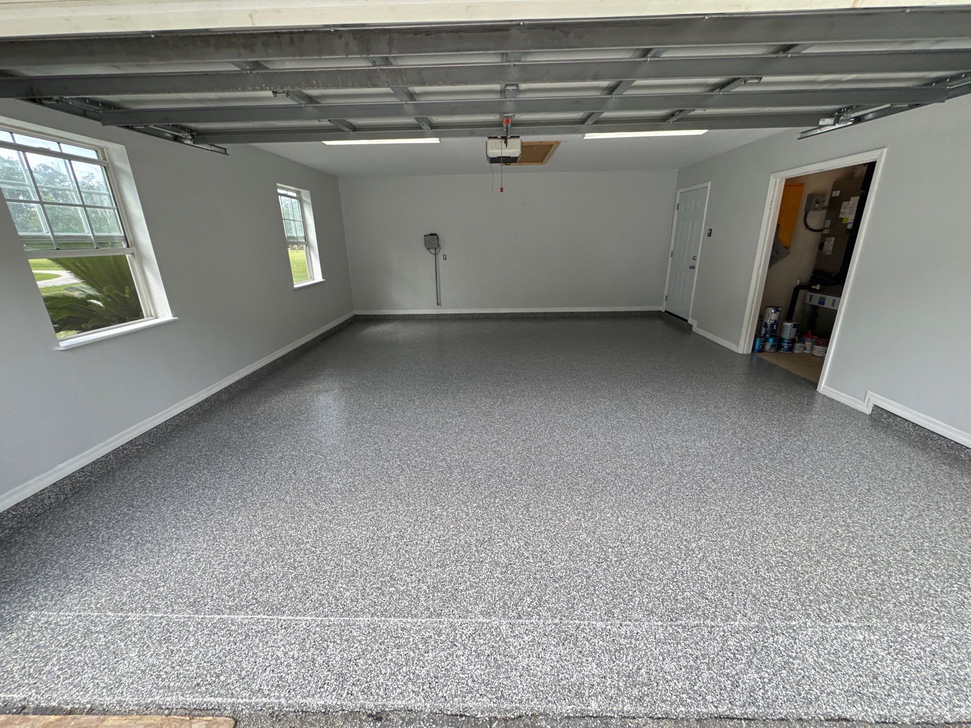 Garage Project in Alachua, FL in Smoke by Cross Creek Concrete Coatings