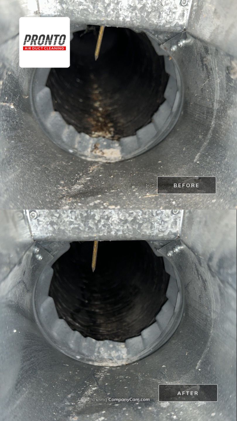 Air duct cleaning using Hypervac by Pronto Air Duct Cleaning