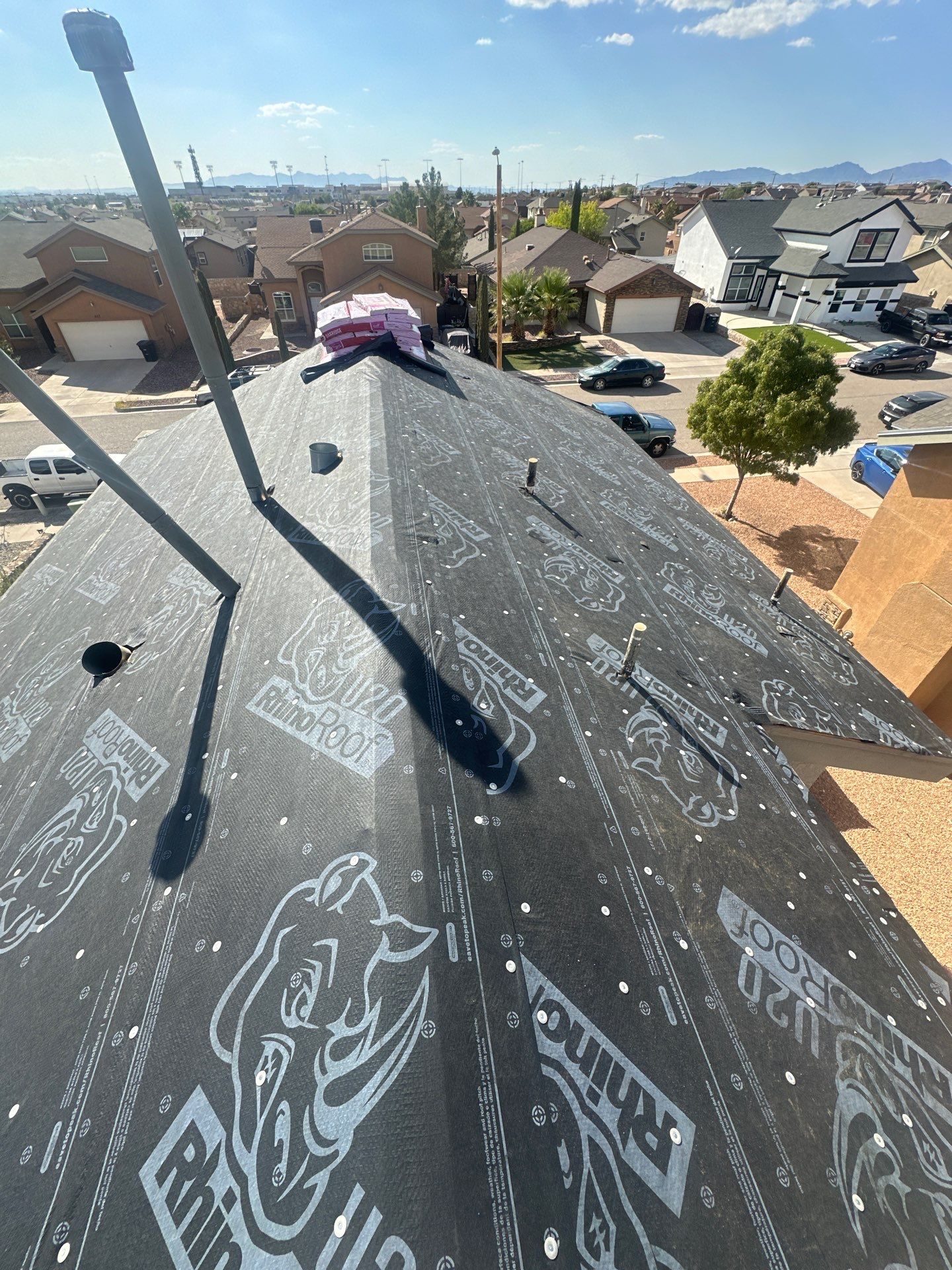 Shingle roof restoration by SPF Services 