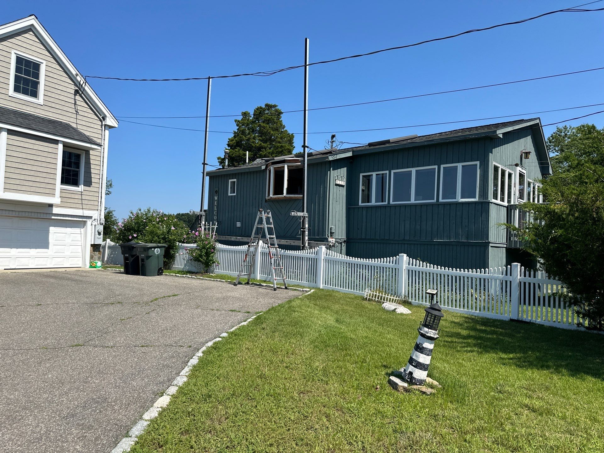 Siding Repair using New wood siding using T1-11 by A Plus Exterior