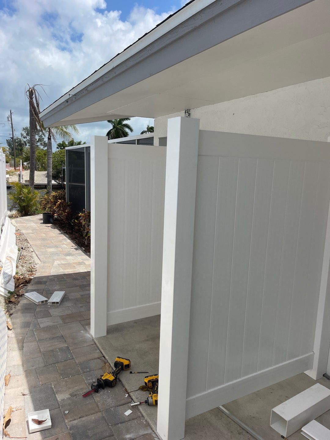 Bradenton, FL 6 ft. Tall White Vinyl Privacy Fence by Asap fence and gates, LLC
