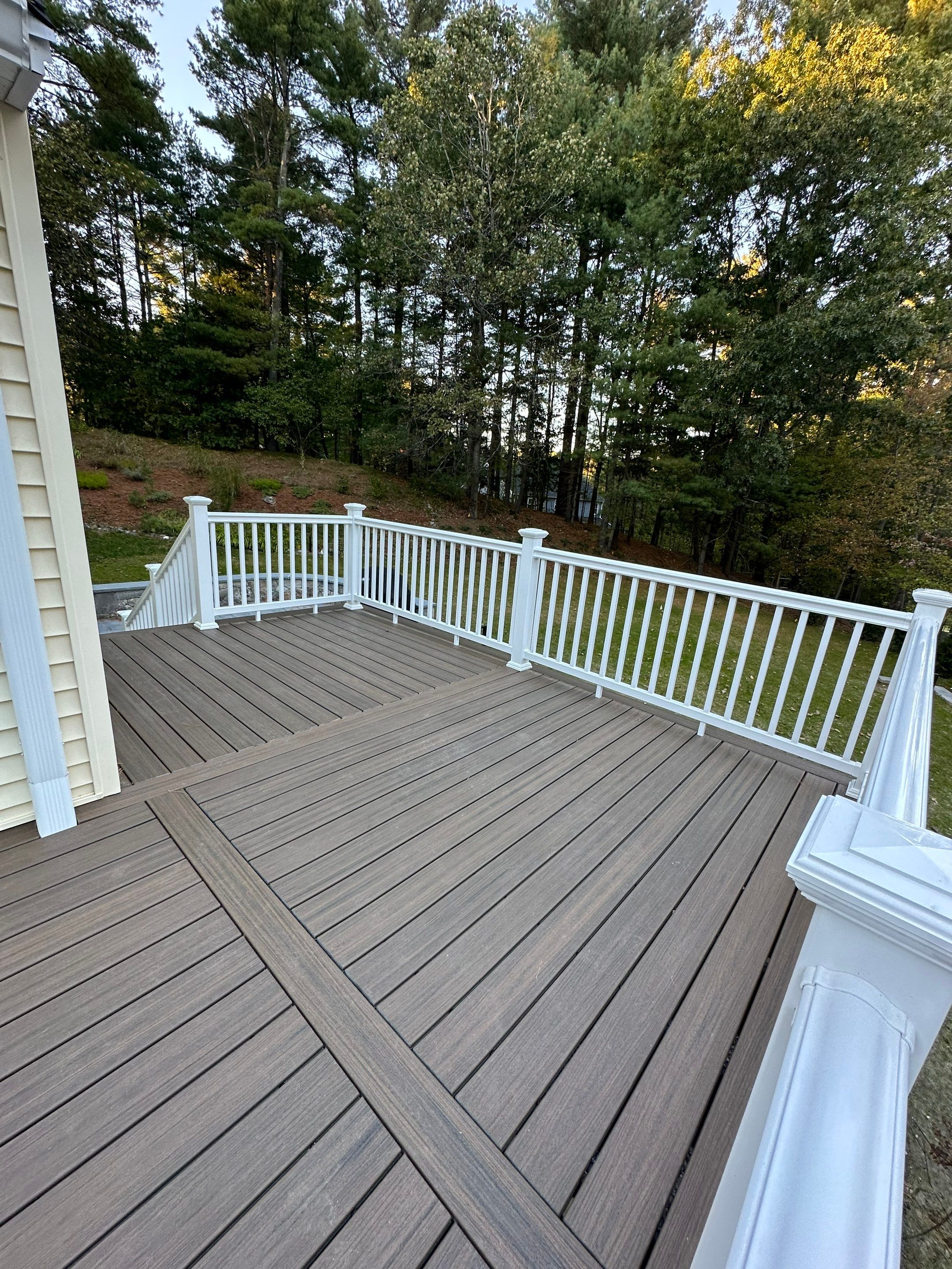 New Deck buit in Medfield MA by UBrothers Construction