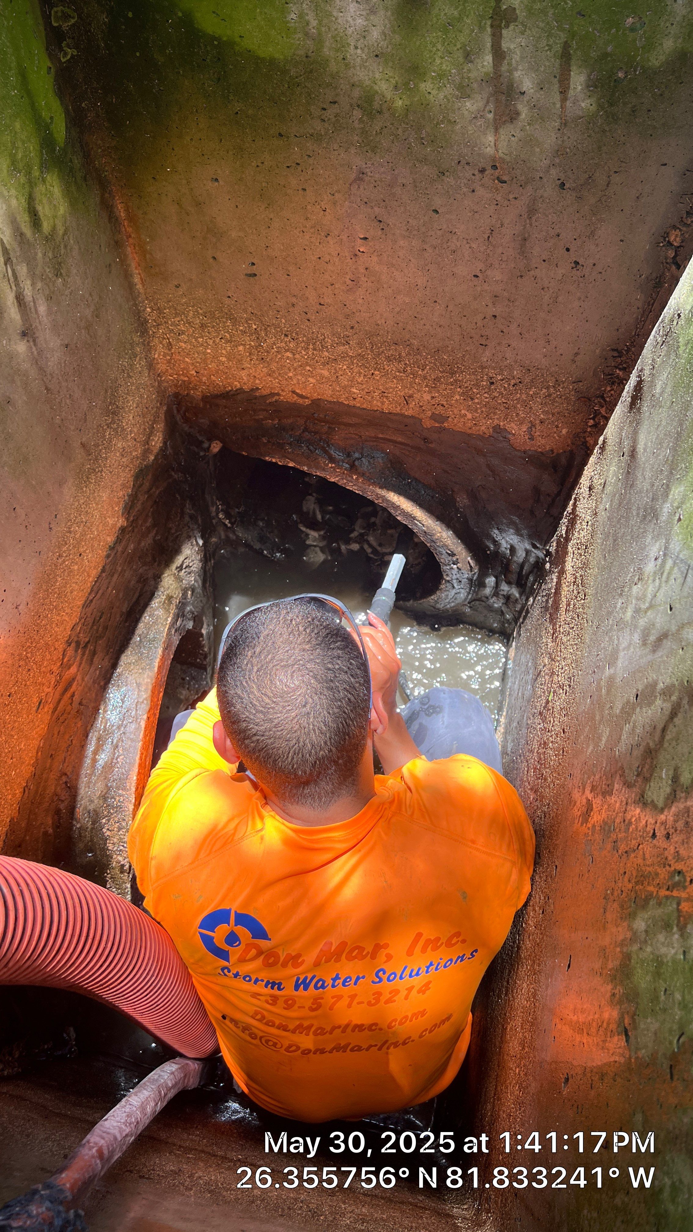 Bonita Bay Condo Stormwater System Cleaning by Don Mar, Inc. Storm Water Solutions