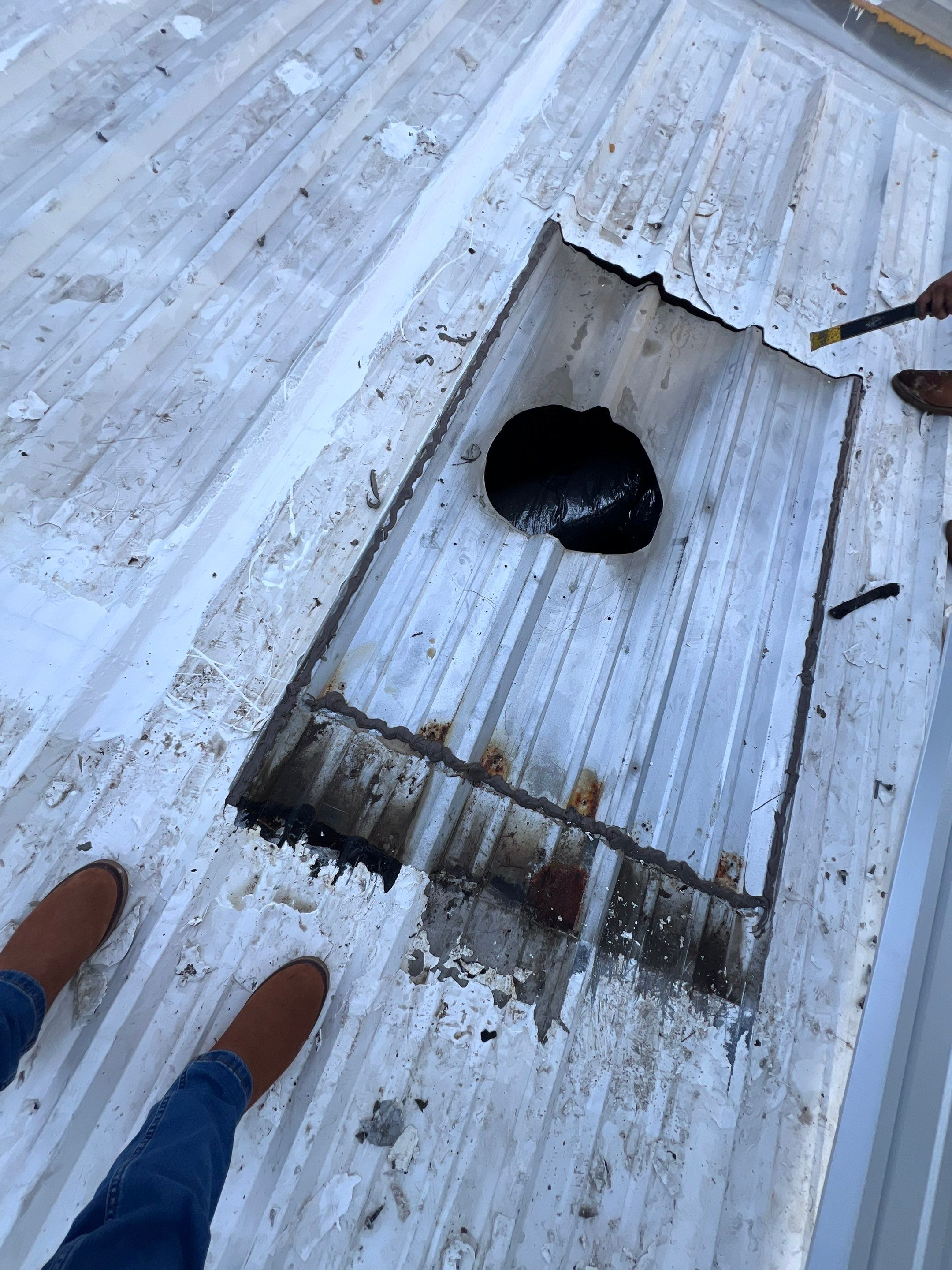 Commercial Roofing Repair using Metal by Roof Repair Company