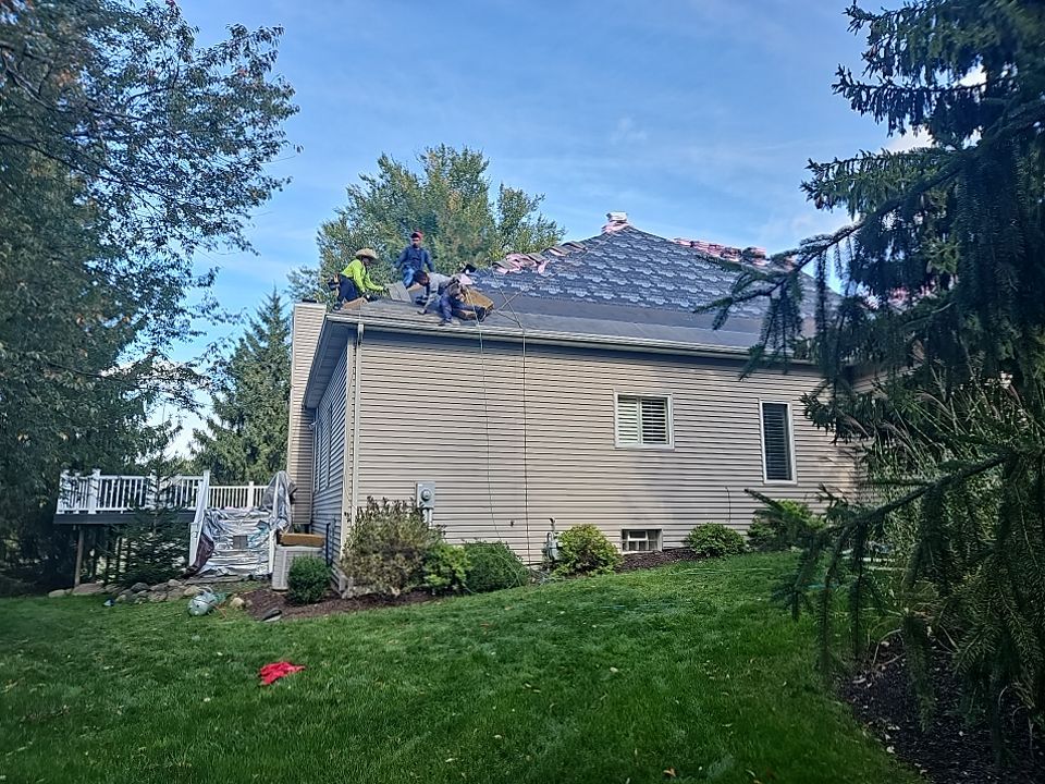 Residential Roof Replacement using Owens Corning Duration, Driftwood by Absolute Roofing and Construction