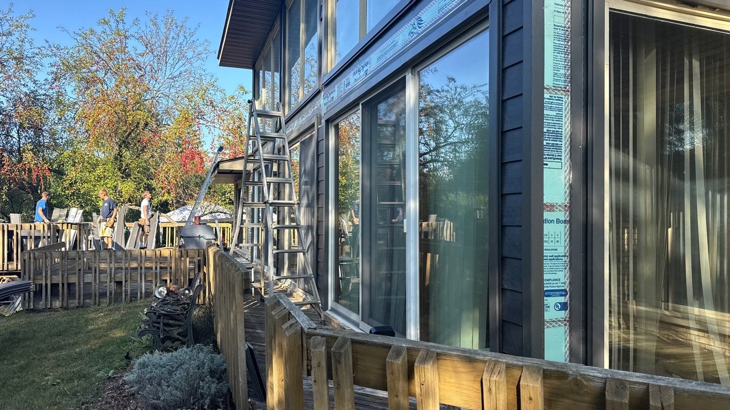 Siding Replacement using Alside S7 Cedar Mill Grain Cast Iron by 180 Contractors