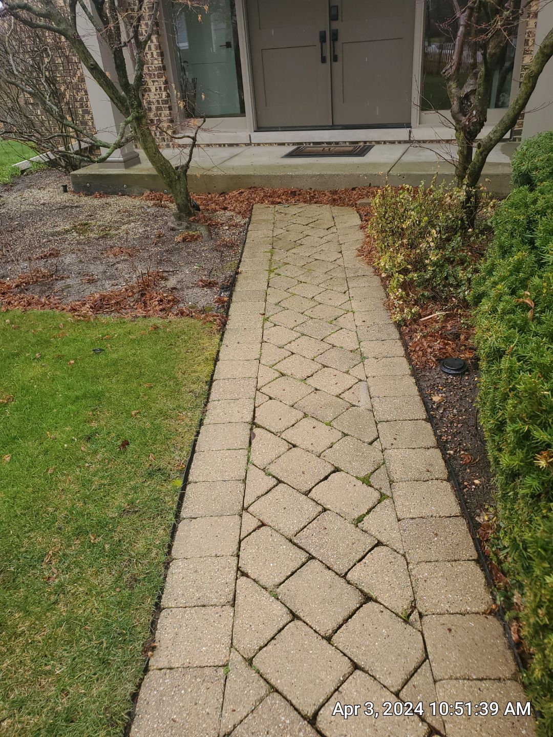 Brick paver clean, sand and seal.  using Surebond SB-1300 by Northern Power Washing LLC.