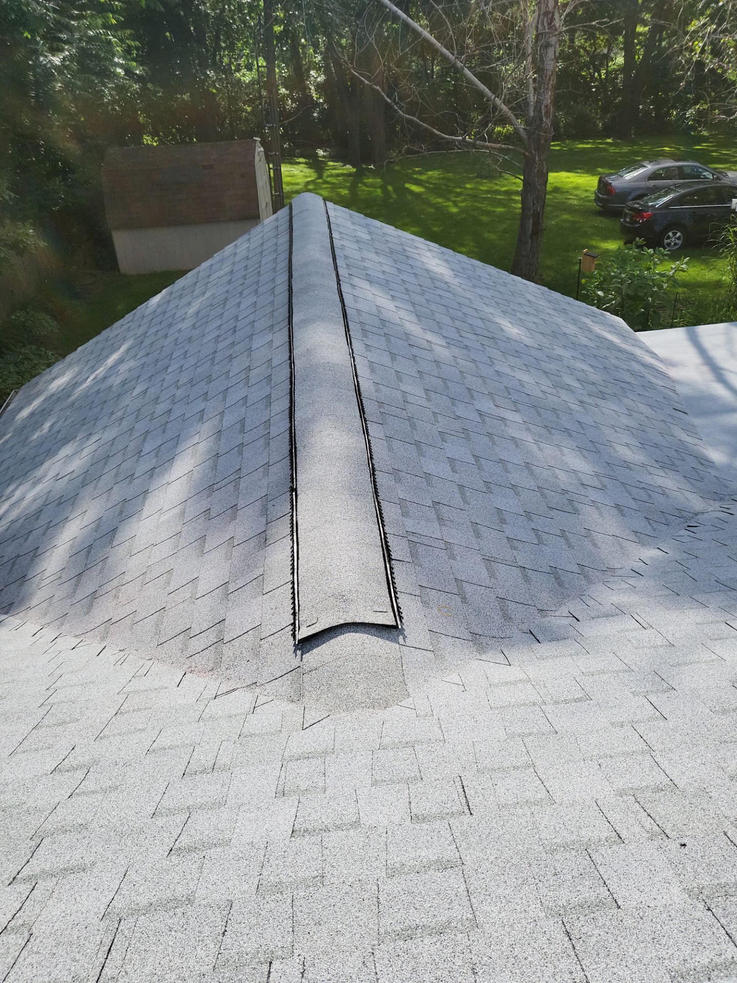 Atlas Pinnacle, Color, Oyster Shell, Drip Edge, Color, White by Eagle Eye Roofing