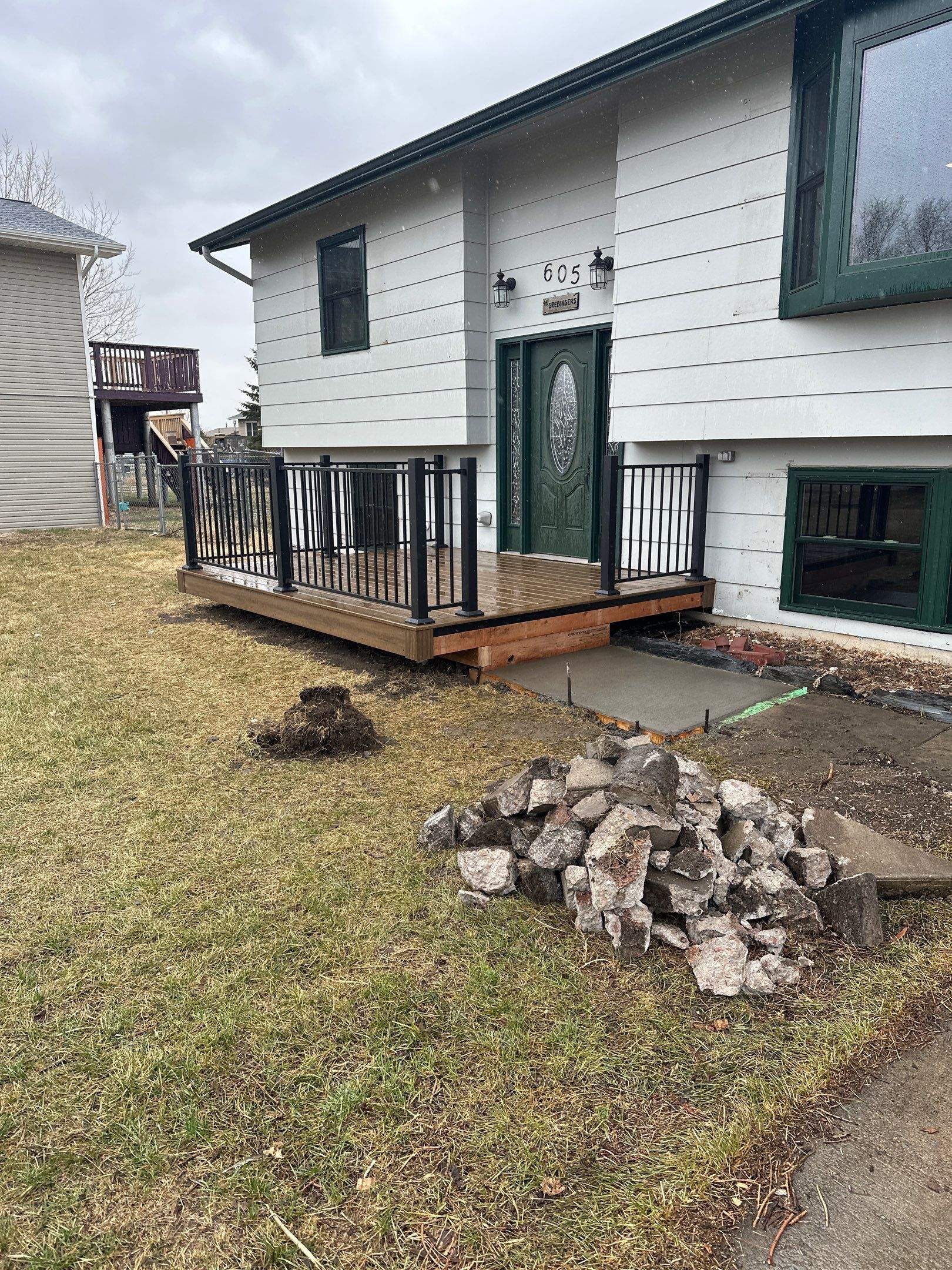 Deck Installation using Trex by Weather-Tite Exteriors LLC