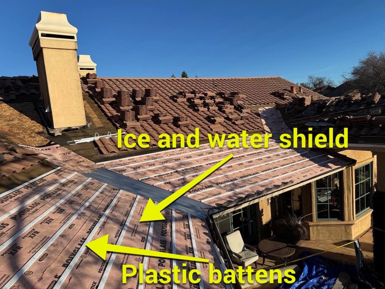 Residential Tile Roof Repair by Nextop Roofing